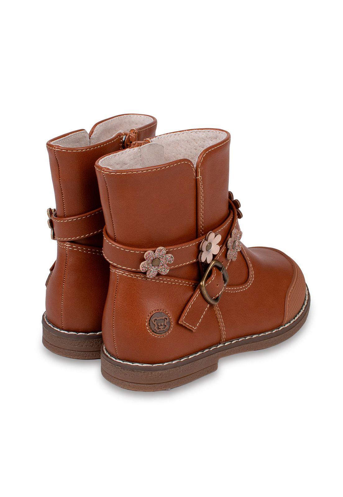 Bota  Niña Café Pillin (PZD328-26CAF)-2