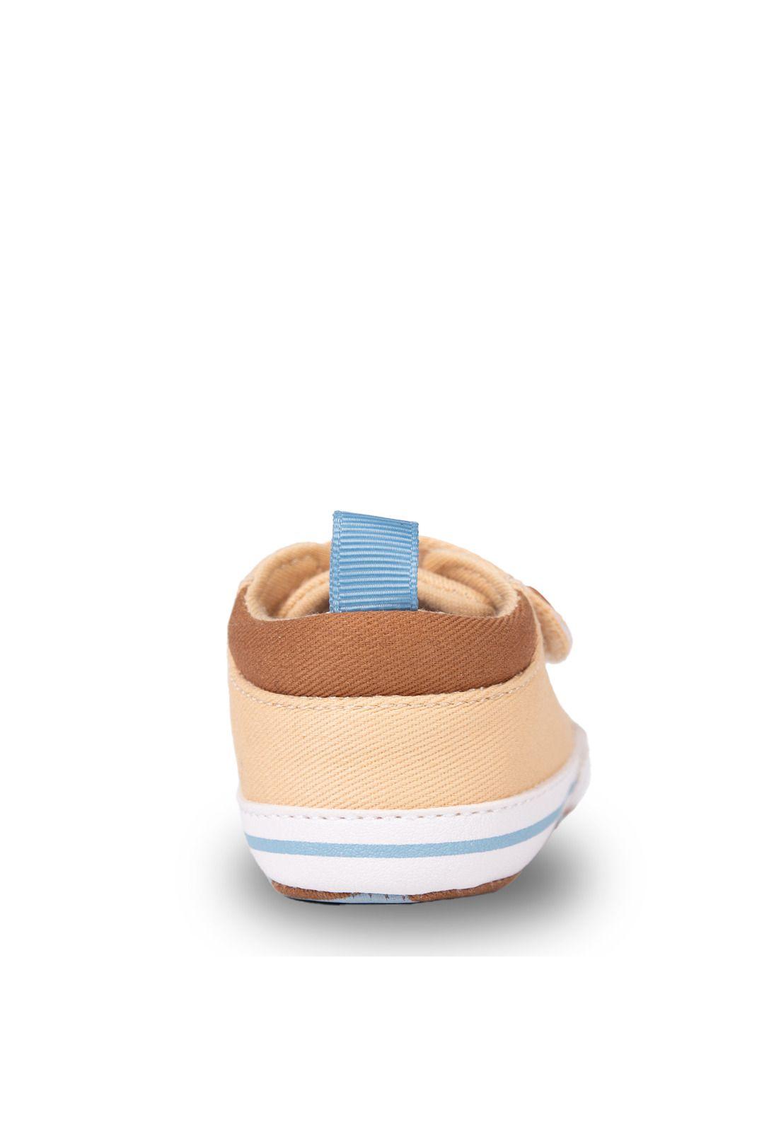 Zapatilla Recién Nacido Niño Beige Pillin-2
