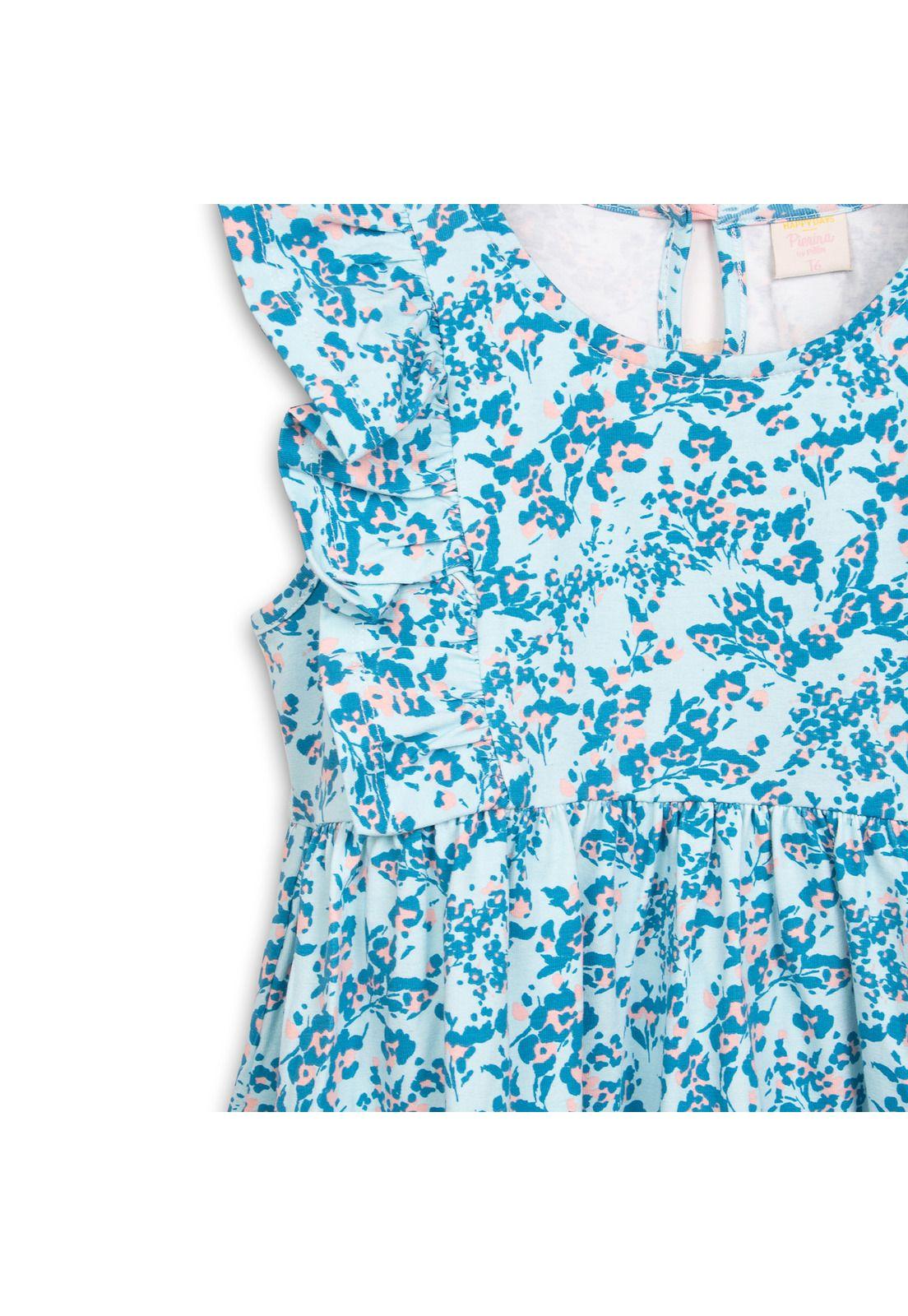 Vestido Niña Turquesa Pillin (PVC620-25TUR)-2