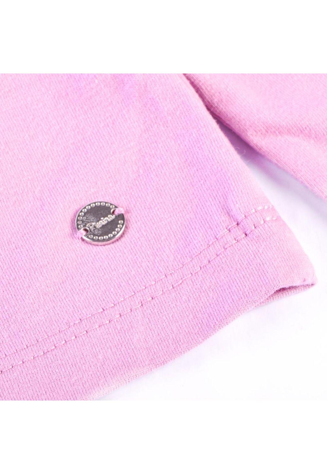 Polera Manga Larga Niña Violeta Pillin-1