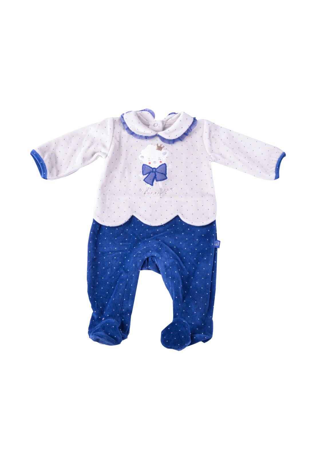 Osito Plush Bebé Niña Azul marino Pillin-0