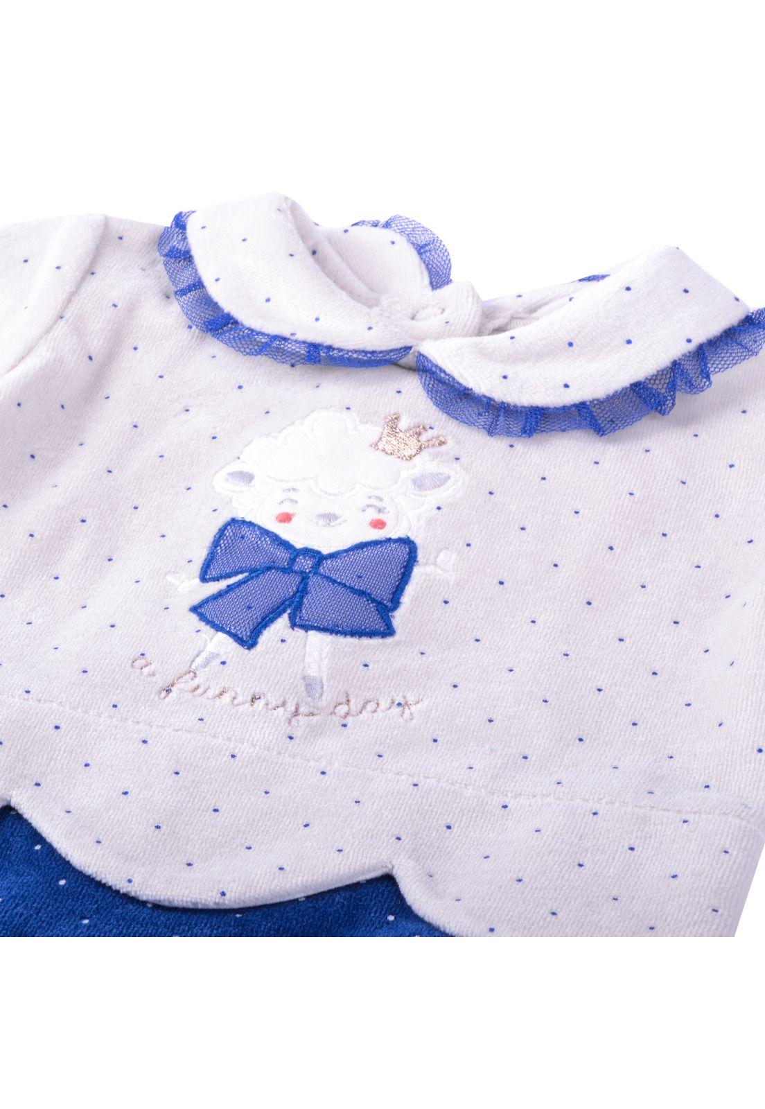 Osito Plush Bebé Niña Azul marino Pillin-1