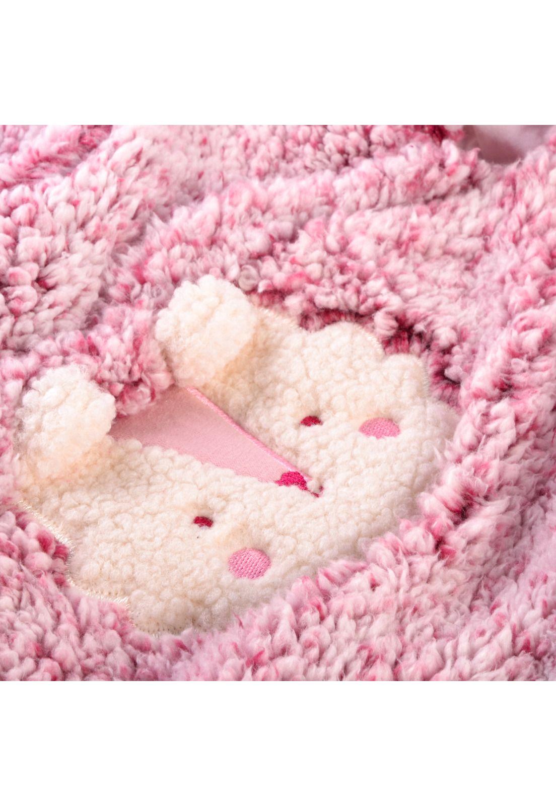 Osito Bebé Niña Guinda Pillin-1