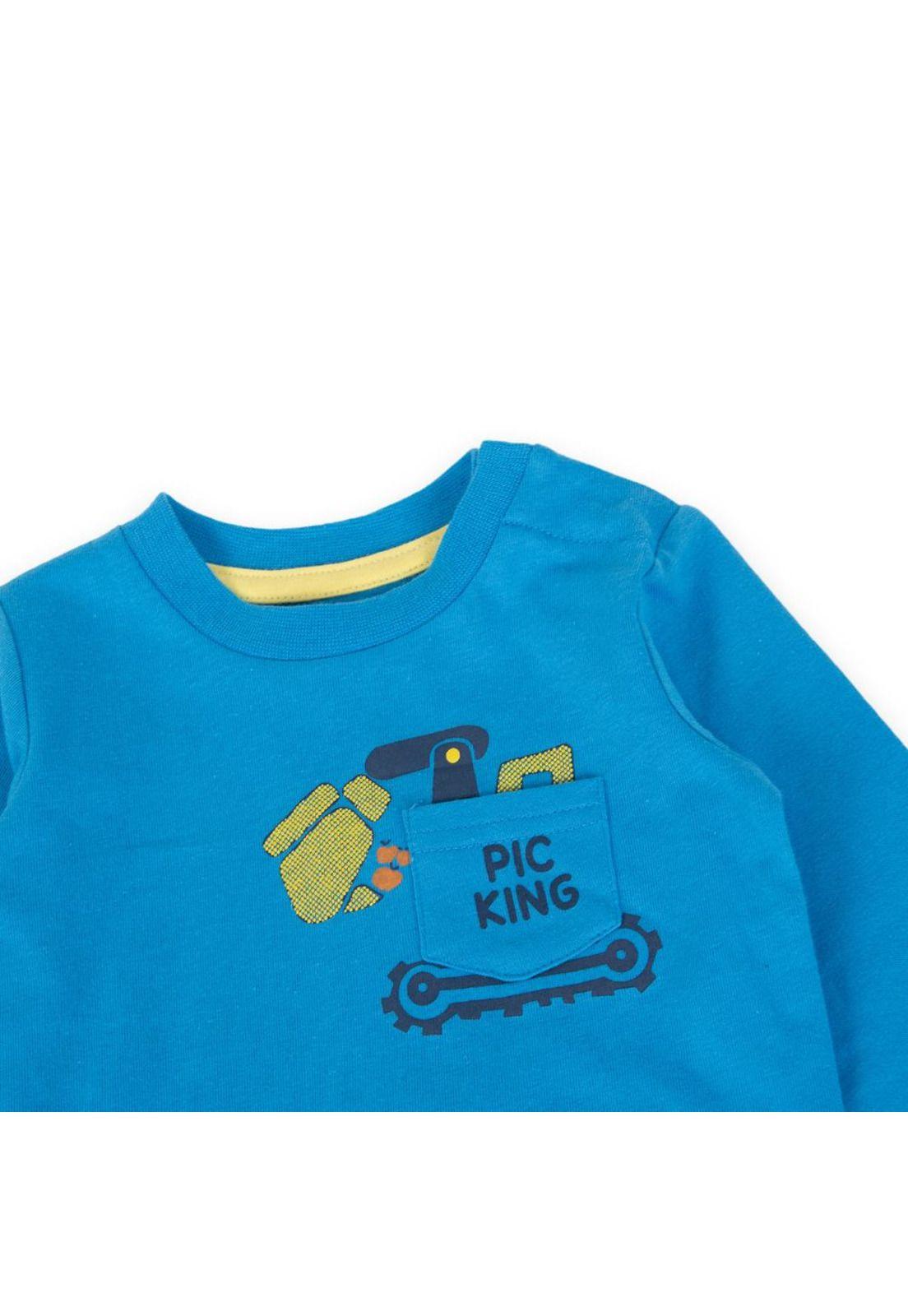 Polera Bebé Niño Azul Pillin-1