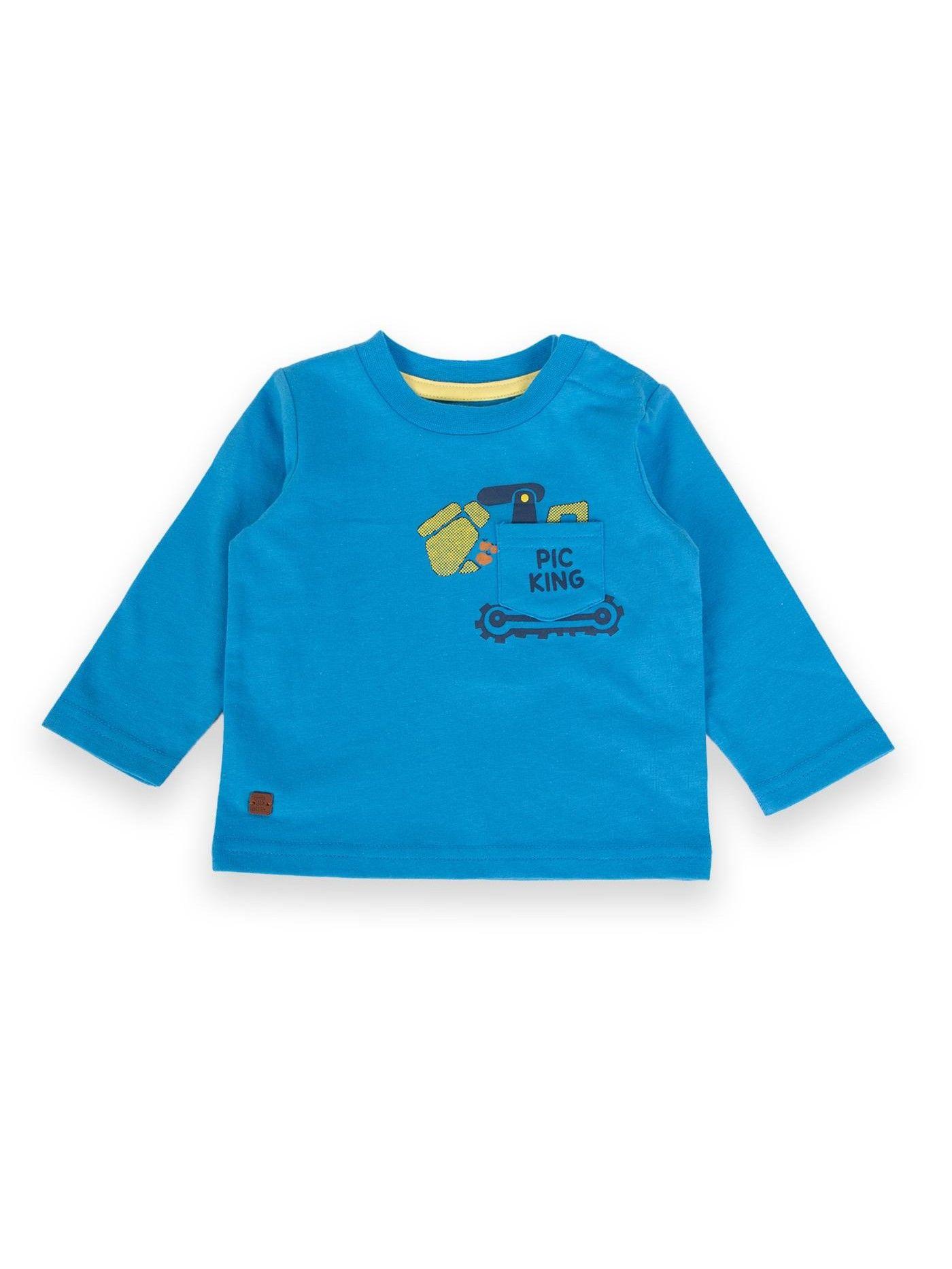 Polera Bebé Niño Azul Pillin-0