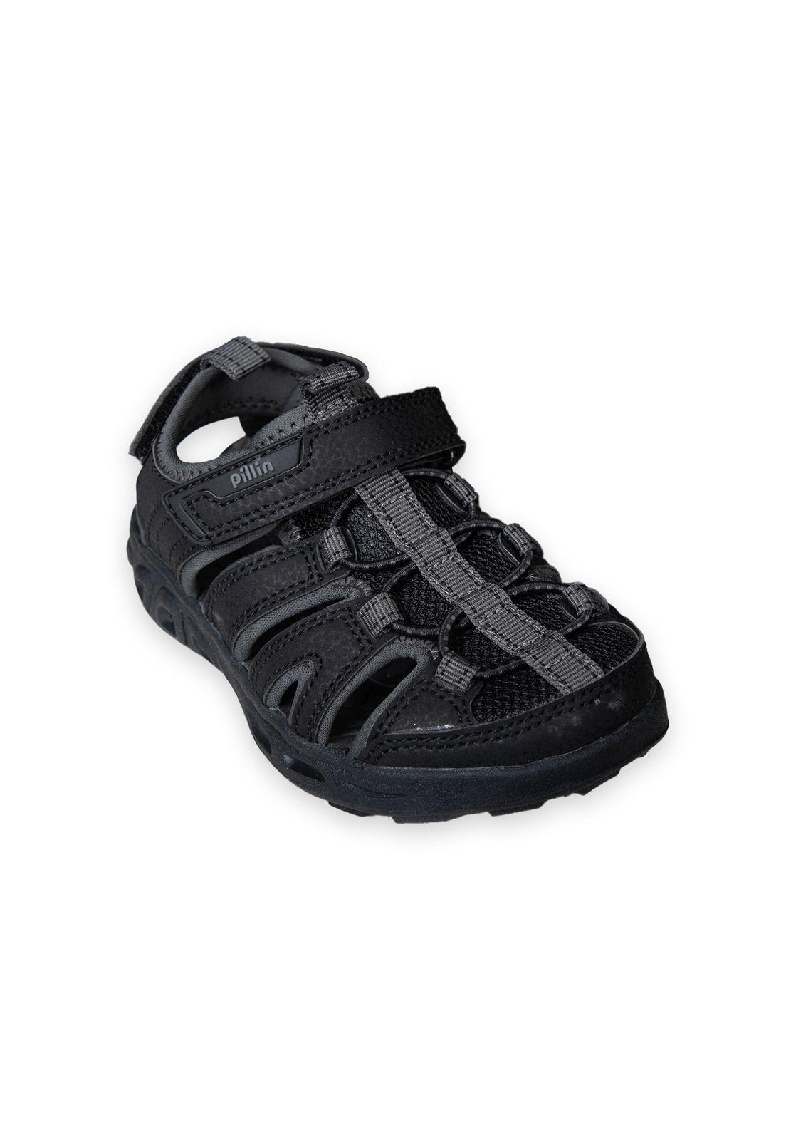 Sandalias Bebe Niño Negro Pillin (PZC431-25NEG )-4