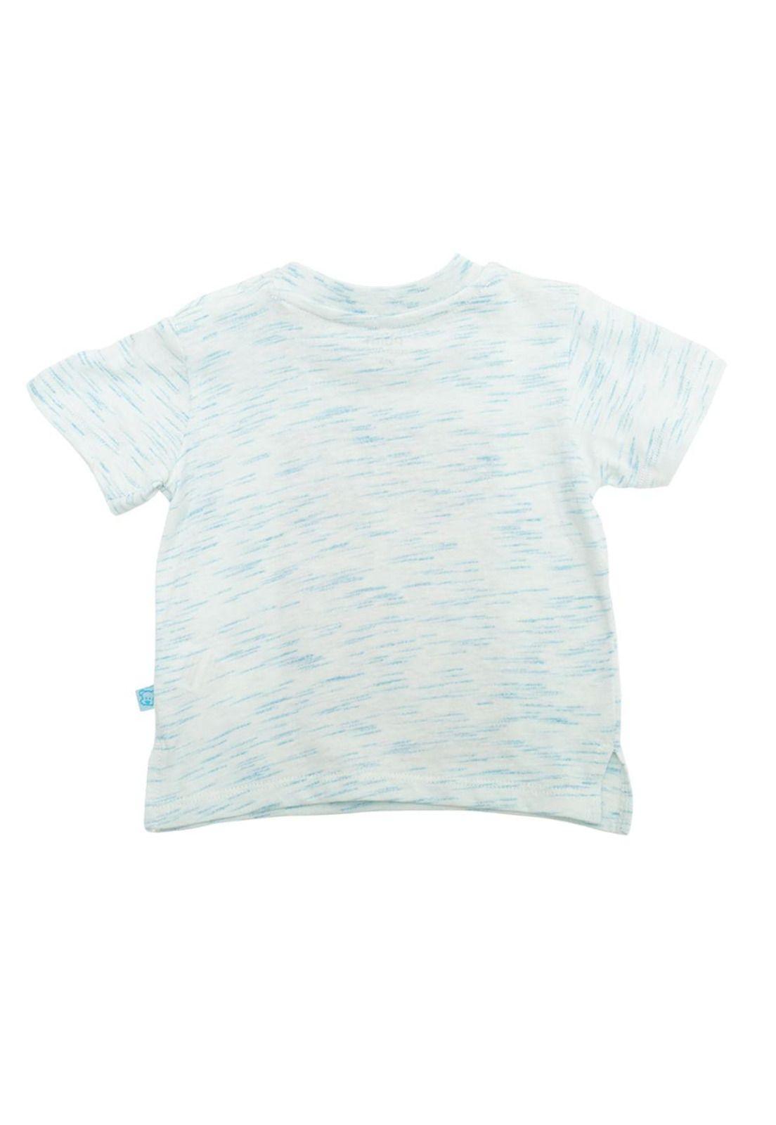 Polera Tiburon Bebe Niño Amarillo Pillin-1