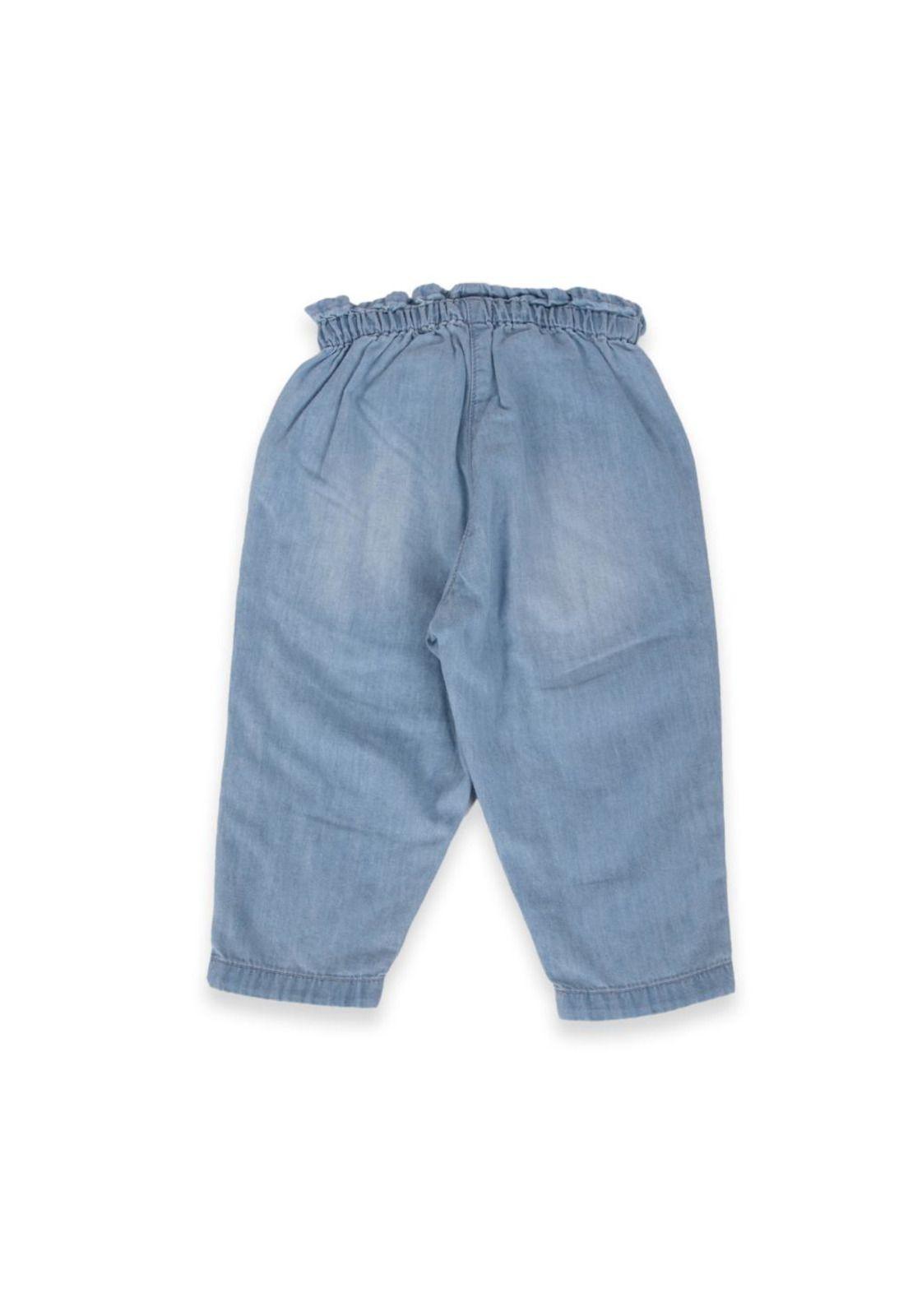 Pantalón Bebé Niña Celeste Pillin-2