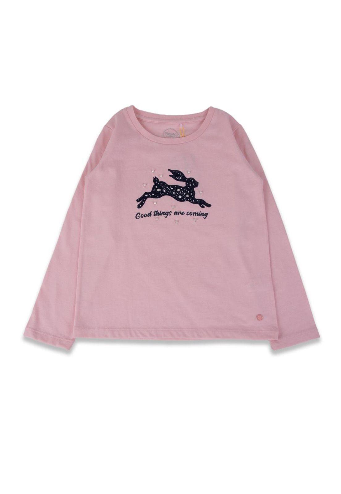 Polera Niña Rosado Pillin-0