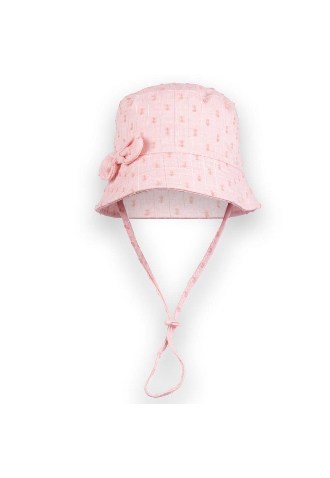 Gorro Bebe Niña Rosado Pillin-0
