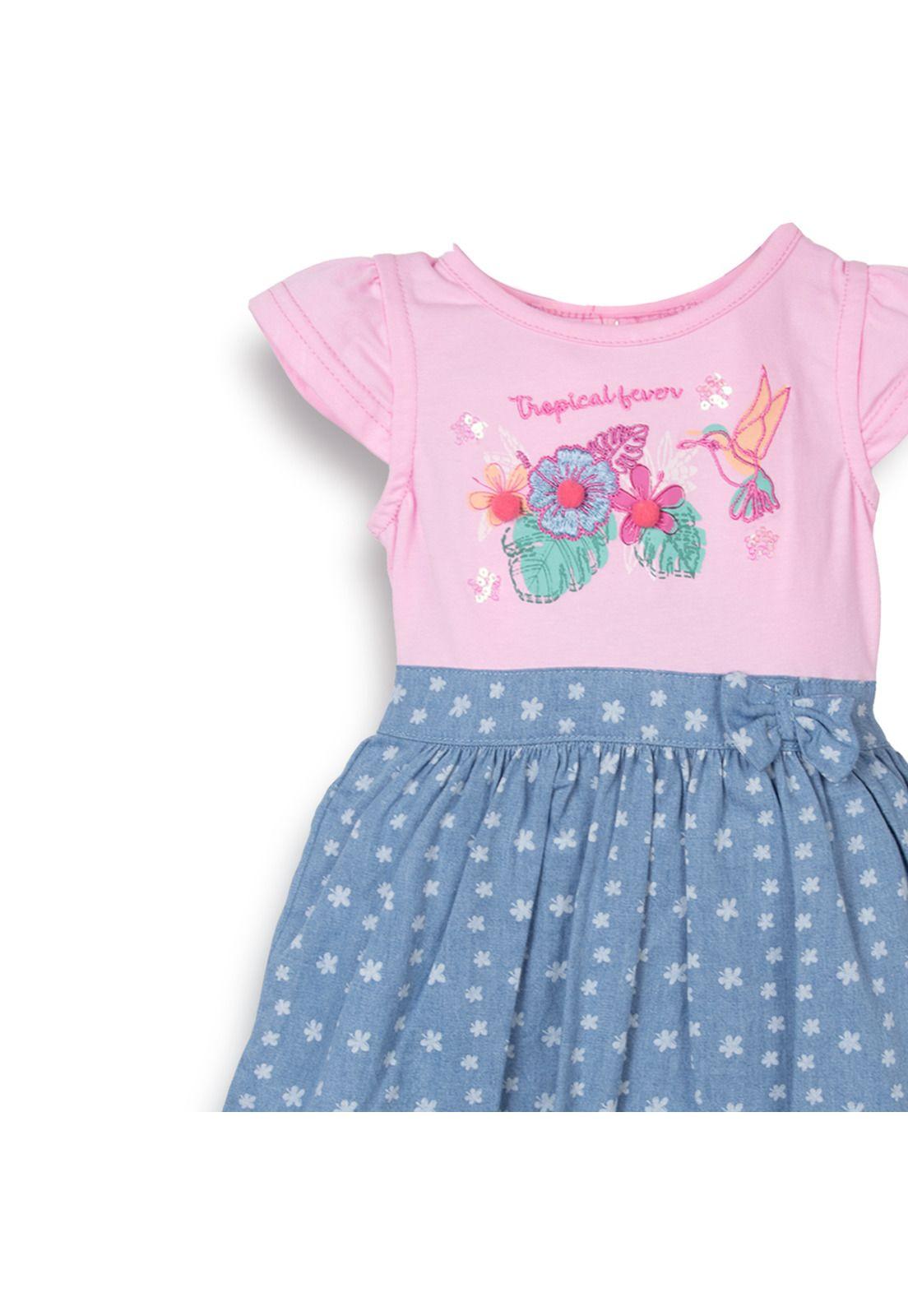 Vestido  Niña Rosado Pillin (PVC730-25ROS)-2