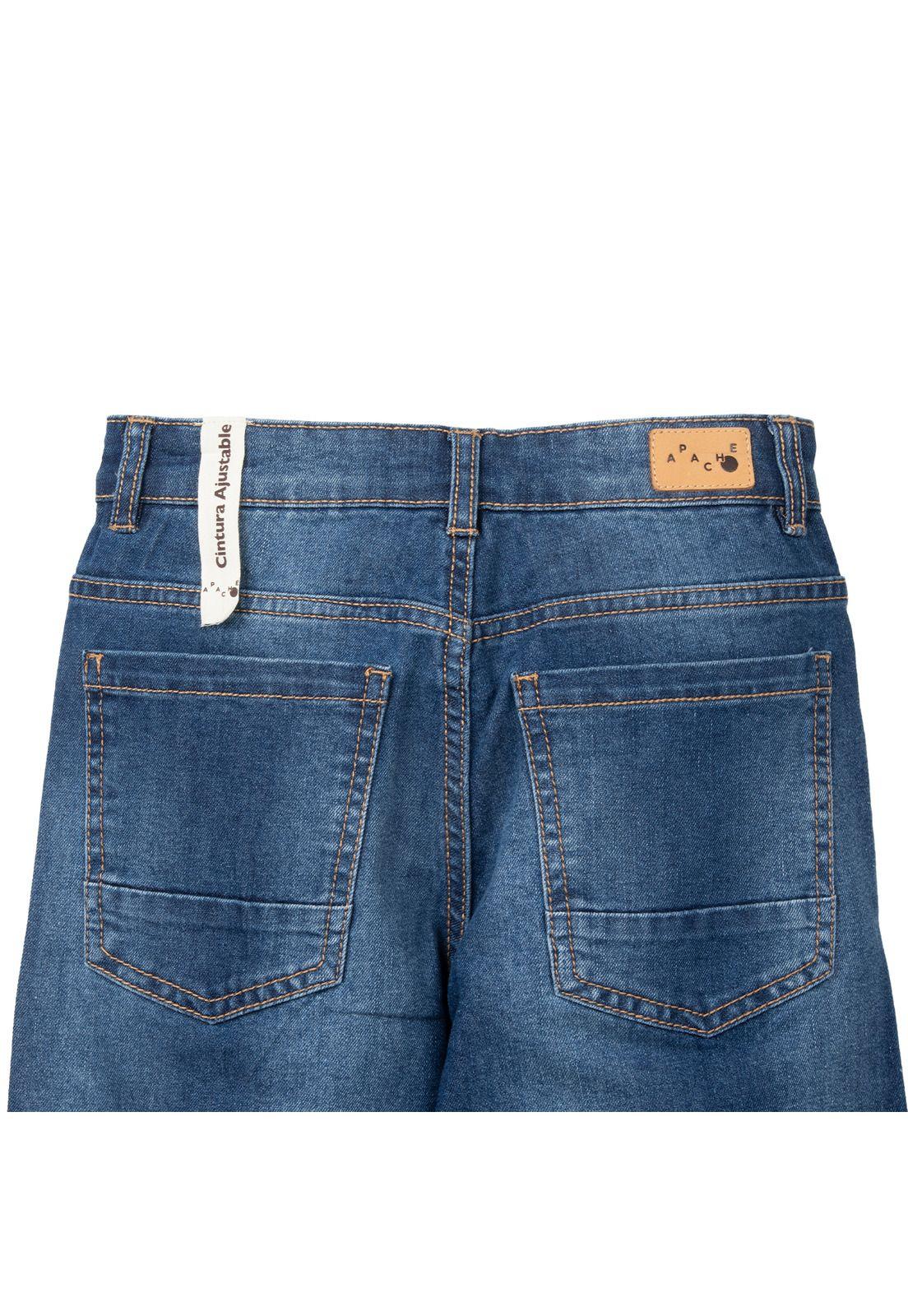 Jeans Niño Recto Básico Denim Pillin-3