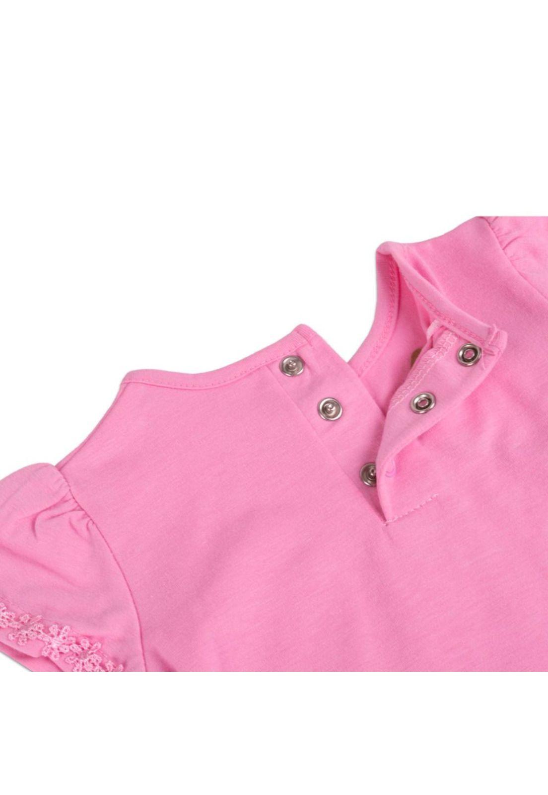 Polera Bebe Niña Rosado Pillin-1