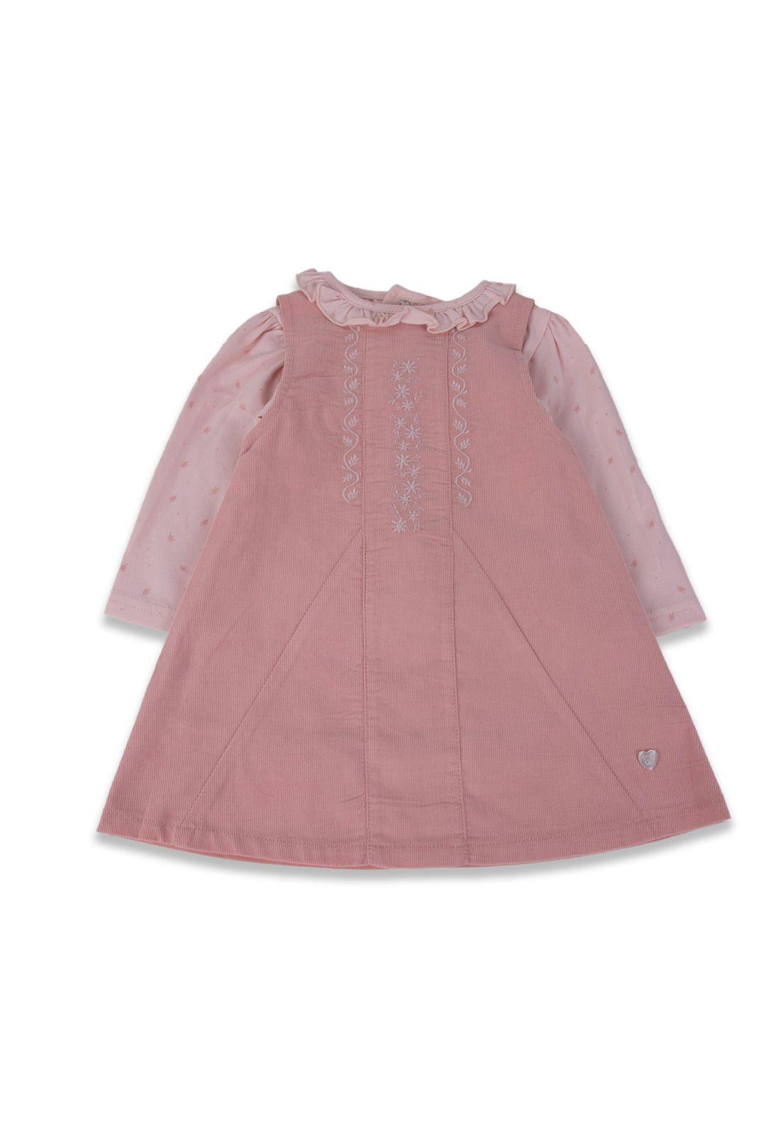 Vestido Bebé Niña Rosado Pillin-1