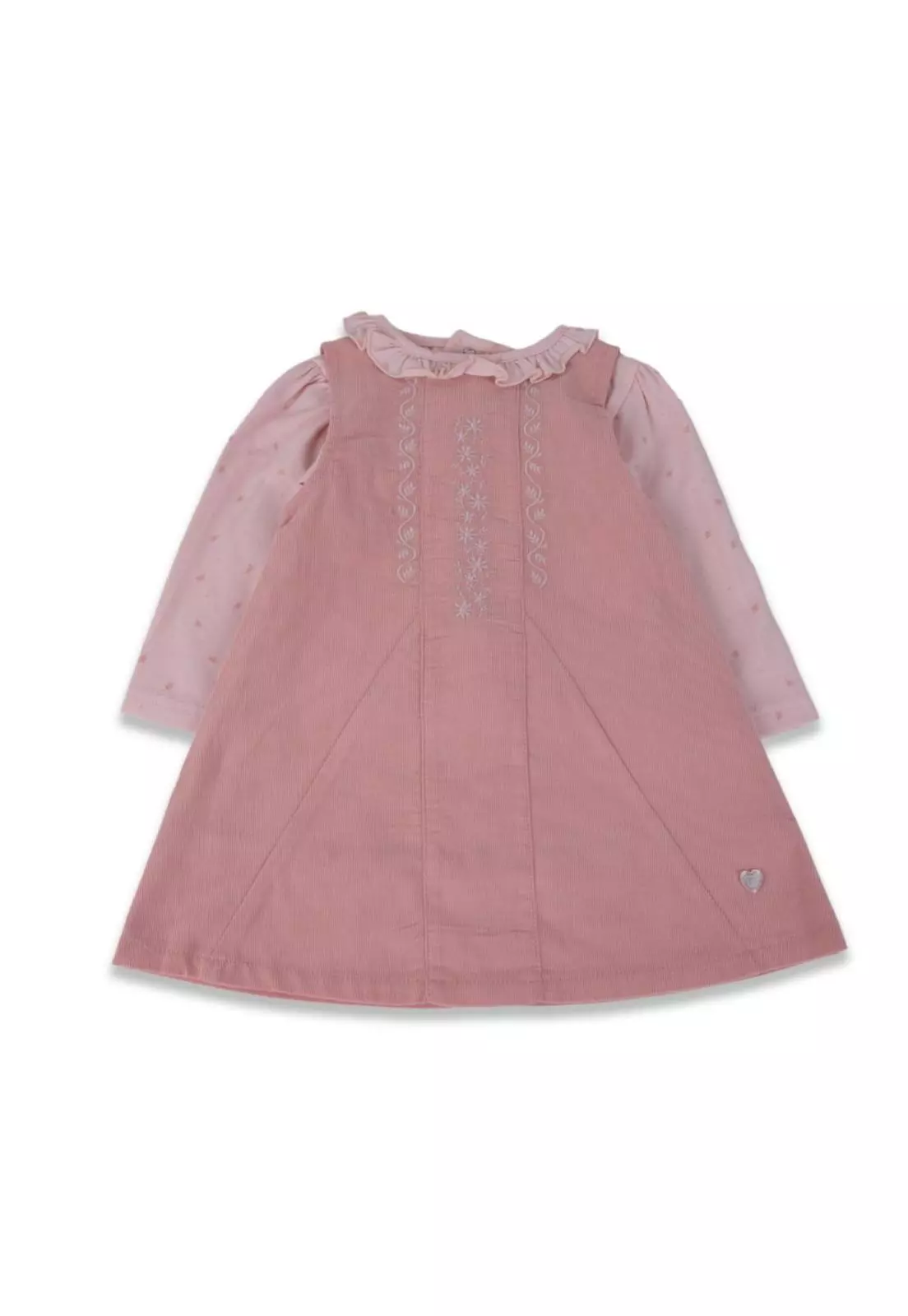Vestido Bebé Niña Rosado Pillin-0