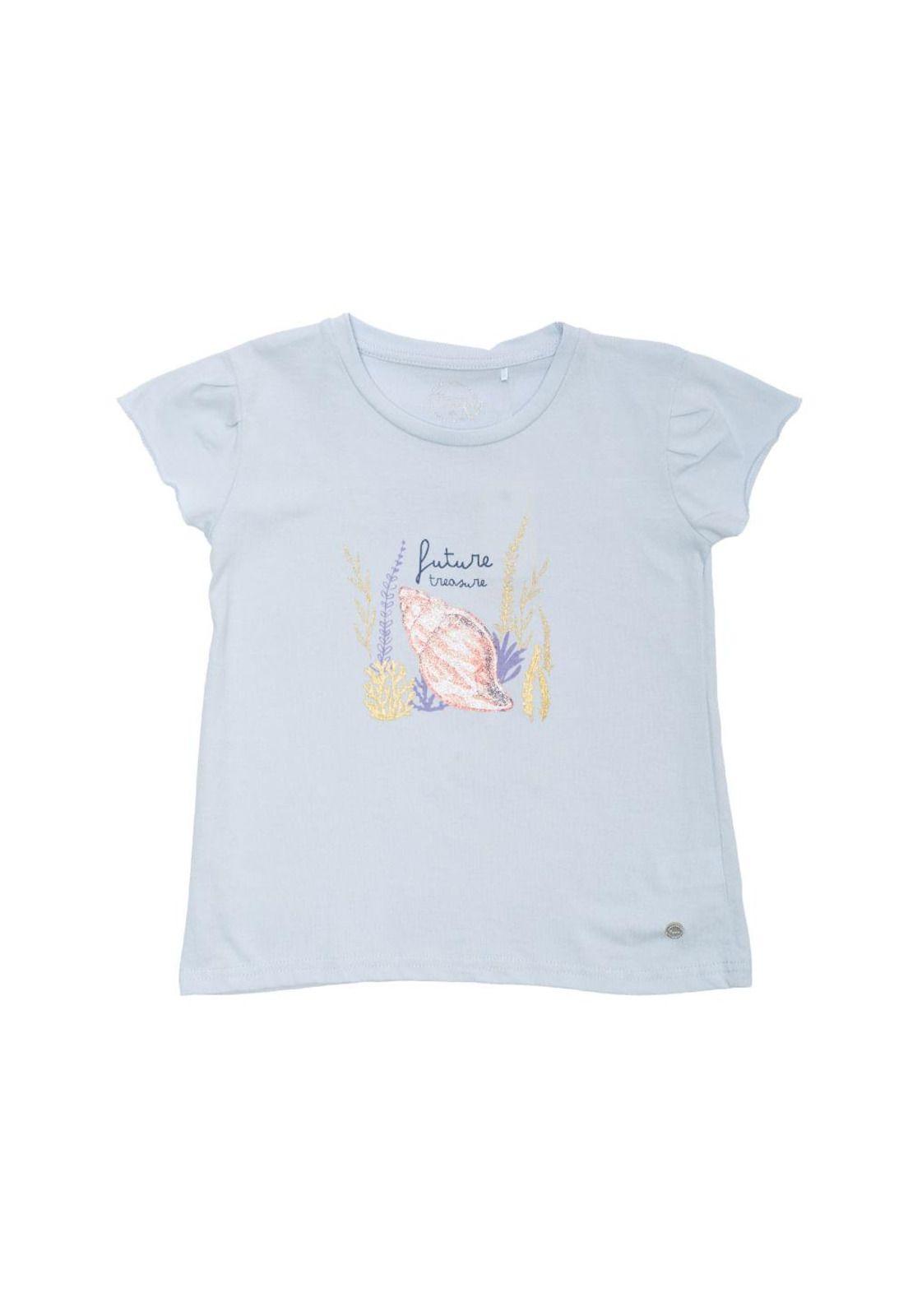 Polera Manga Corta Niña Lavanda Pillin-0