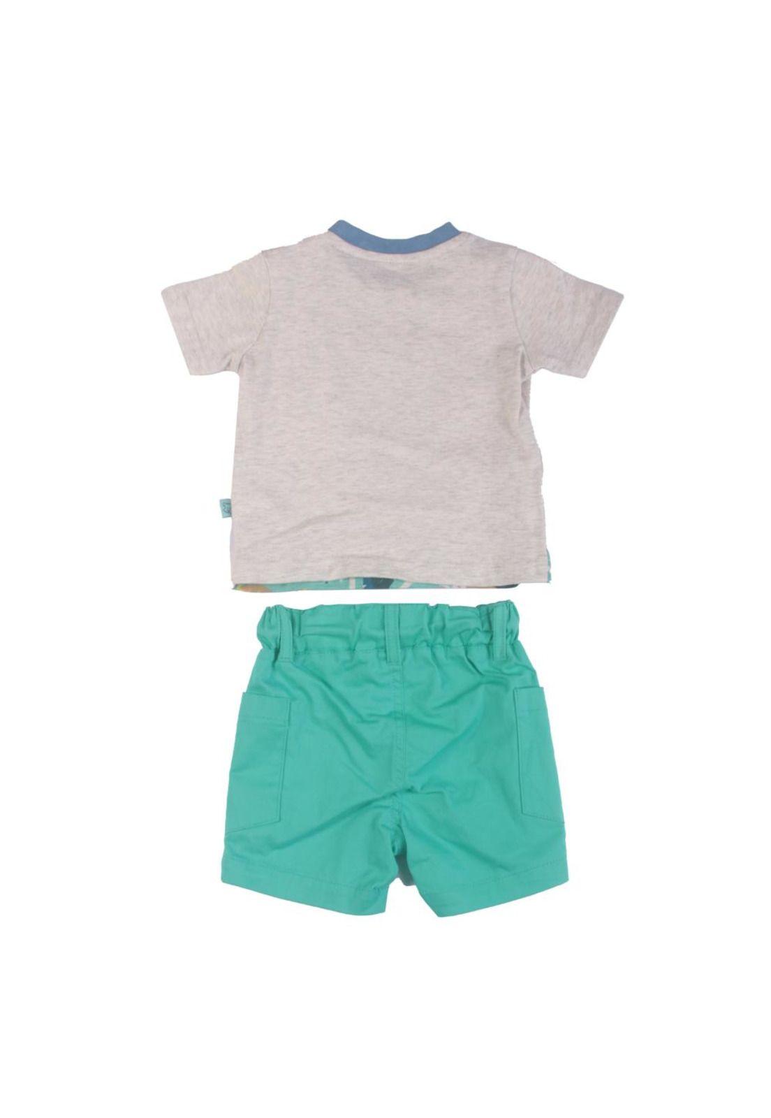 Conjunto Bebe Niño Menta Pillin-3