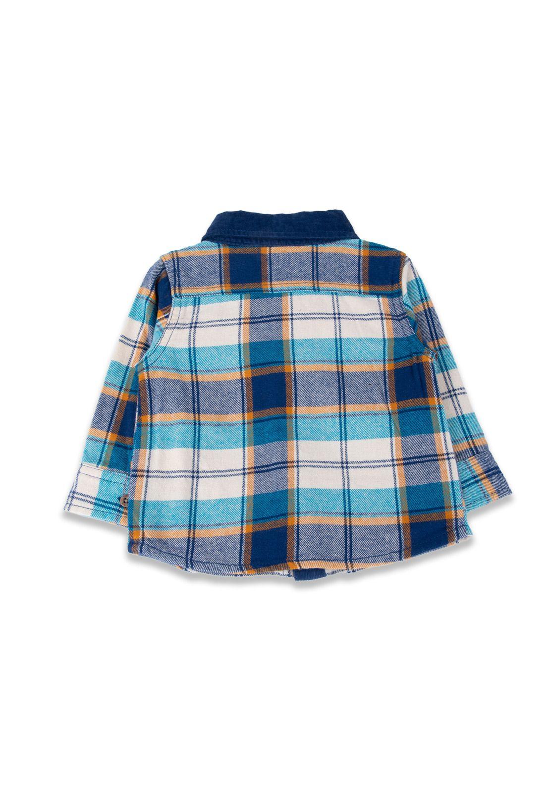 Camisa Bebé Niño Azul Pillin-2