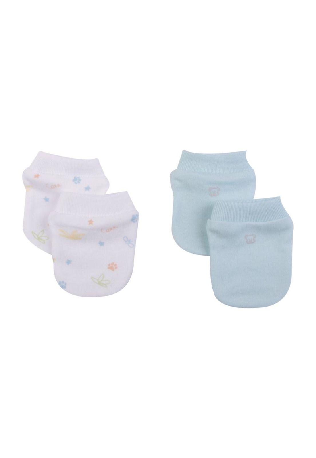 Set Mitones 2 Pzas Bebe Unisex Multicolor Pillin-0