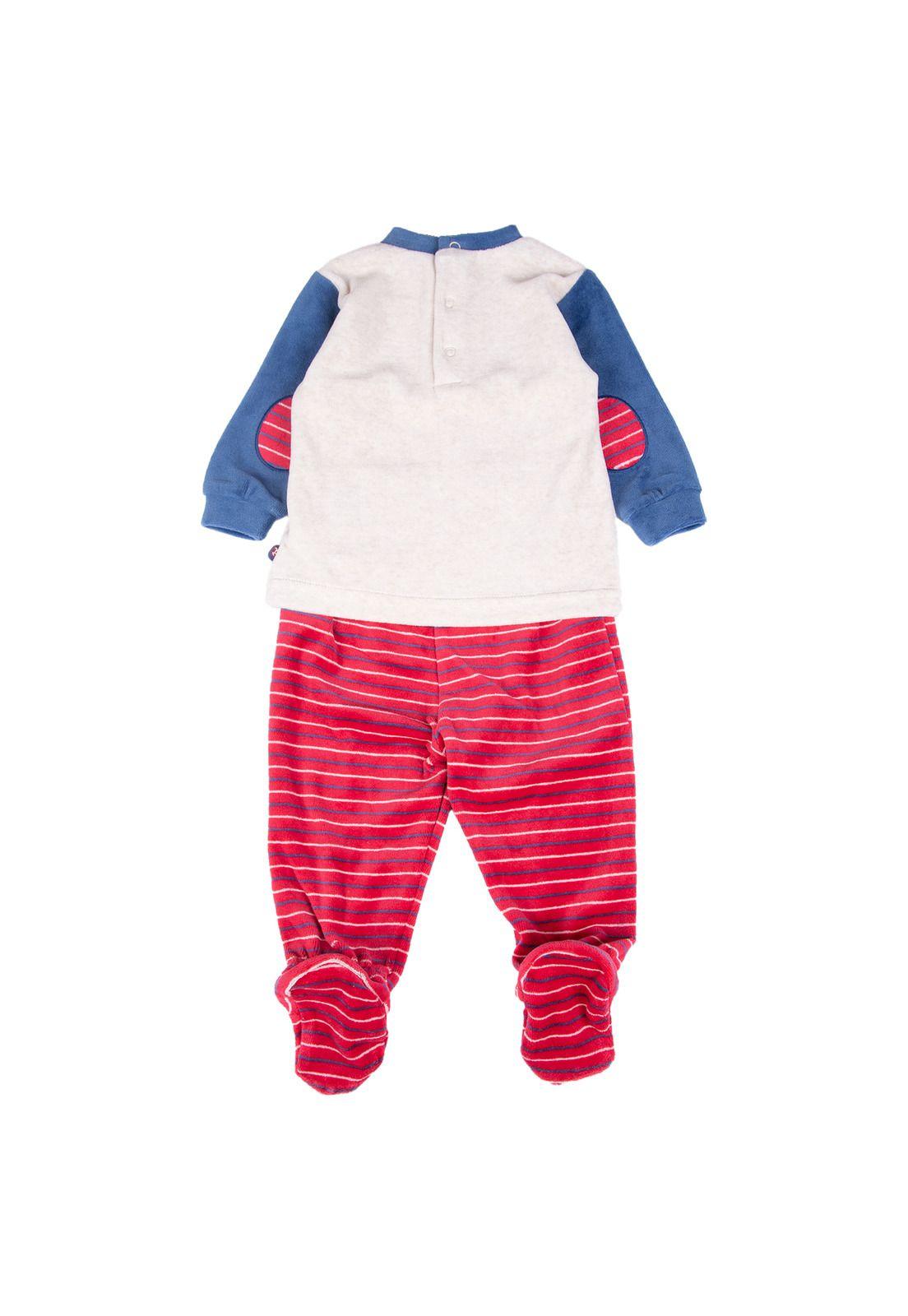 Conjunto Bebe  Rojo Pillin ( PVB318-25ROJ )-2