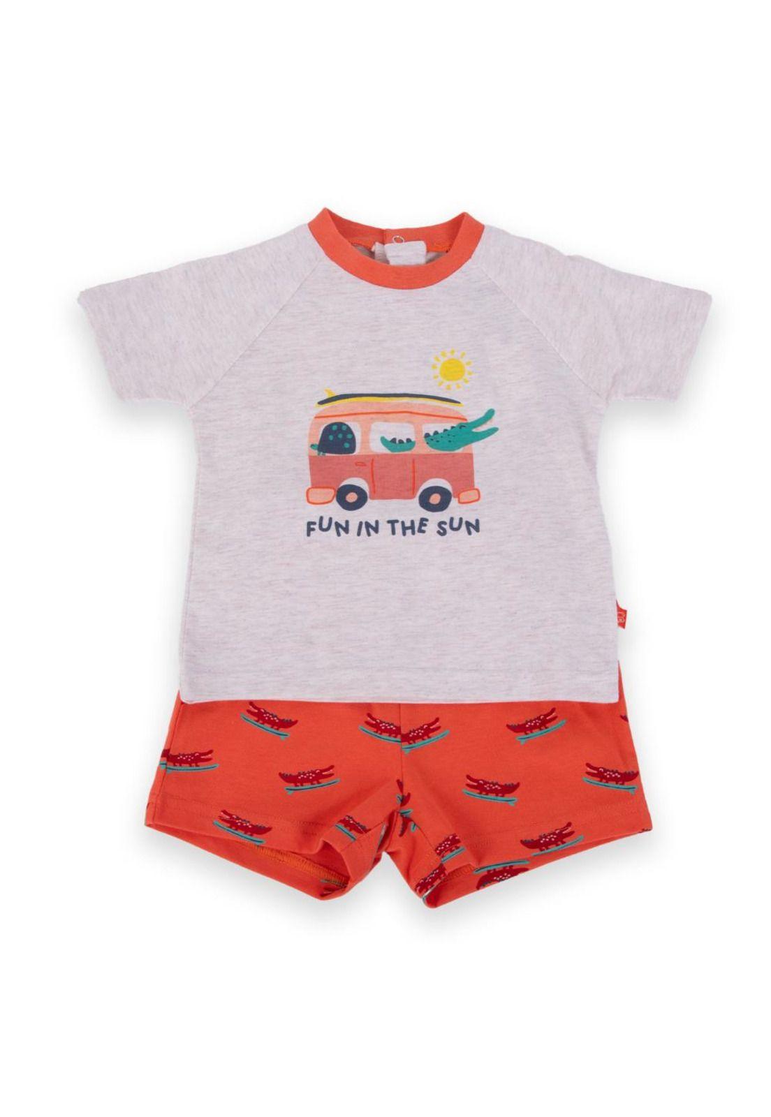 Pijama Bebé Niño Rojo Pillin-0