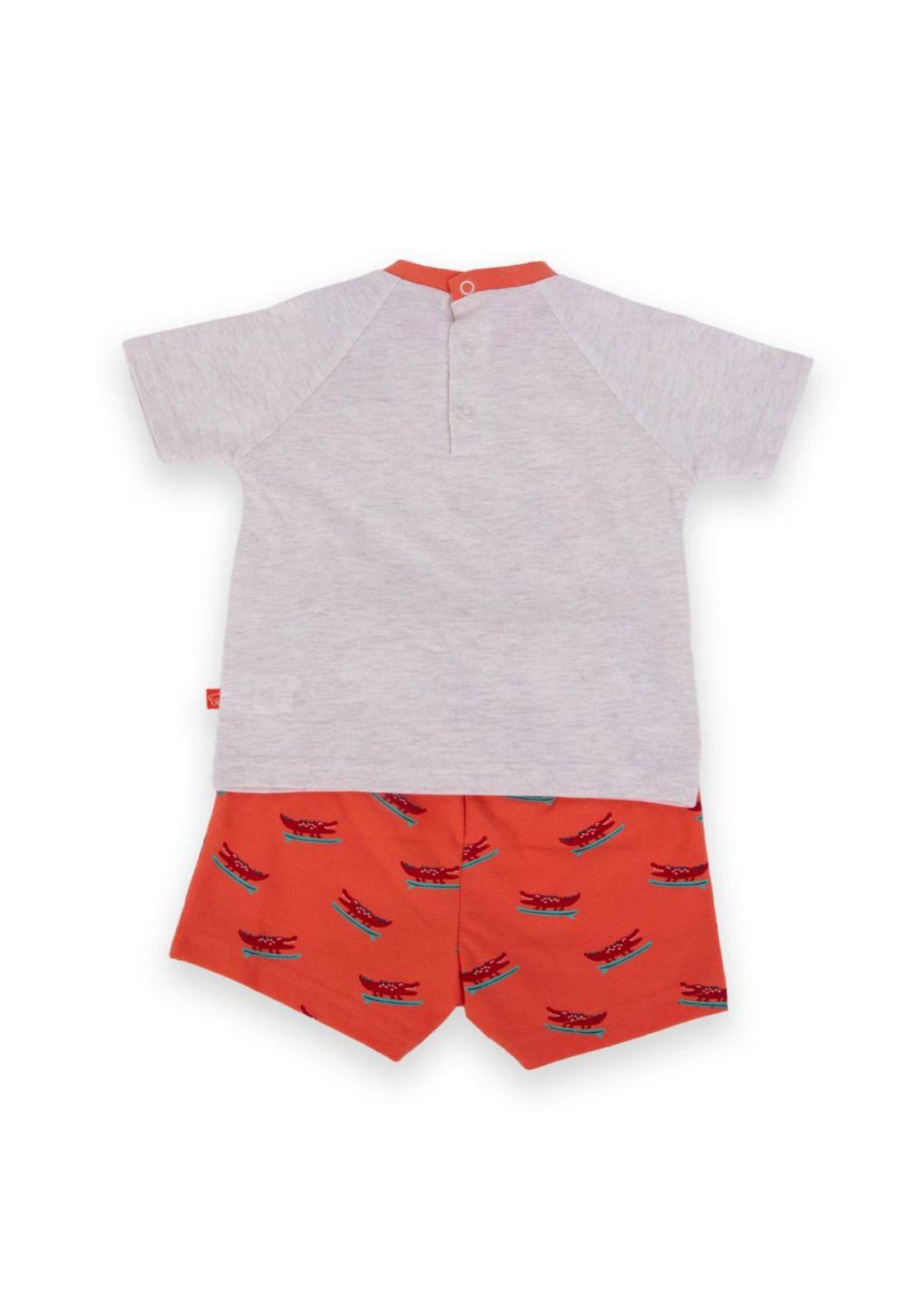 Pijama Bebé Niño Rojo Pillin-3