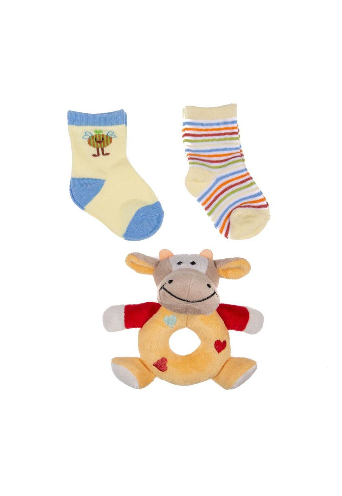 Cascabel Bebe Niño Amarillo Pillin-0