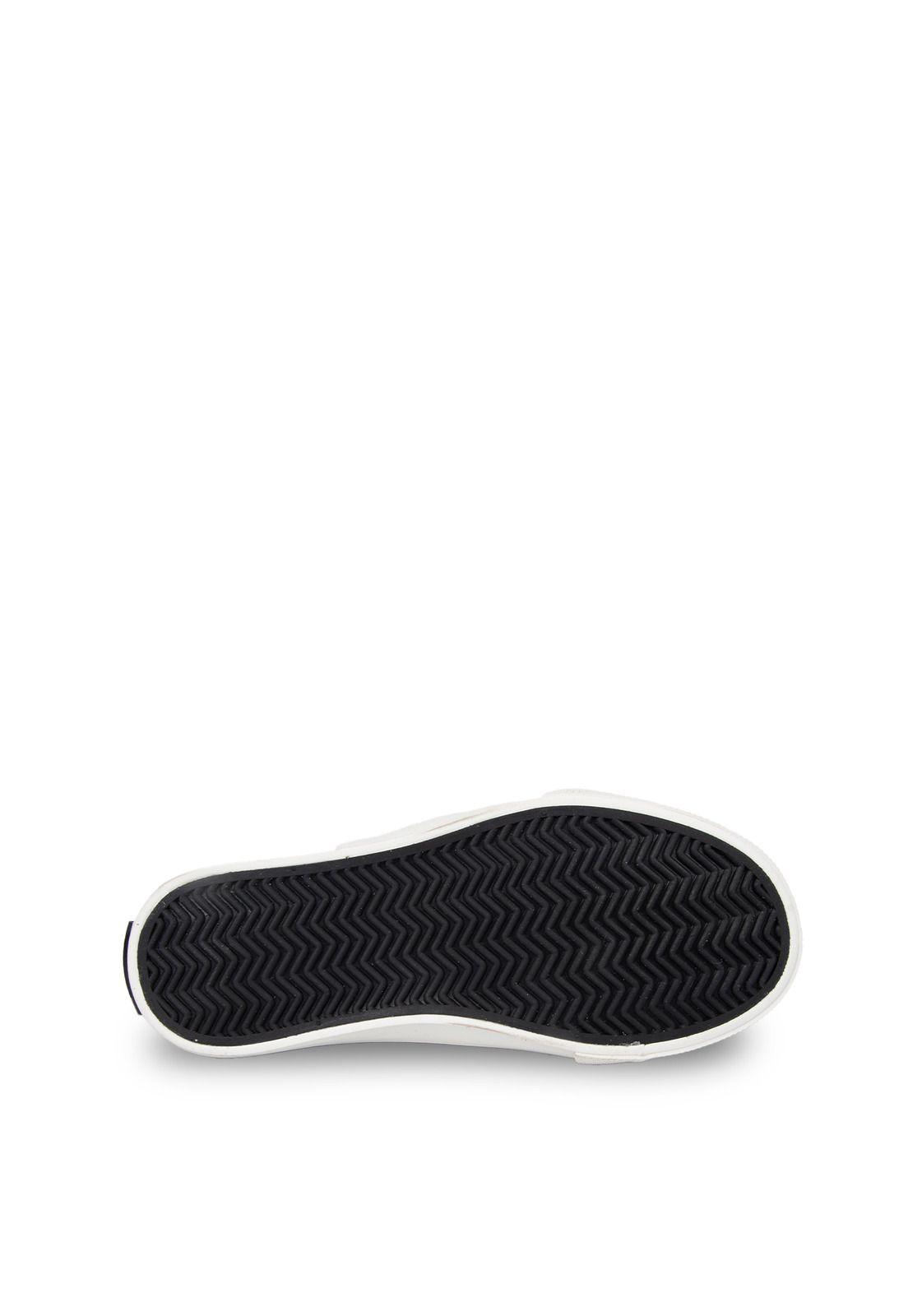 Zapatilla Niño de Lona Velcros Ajustables Negro Pillin-2