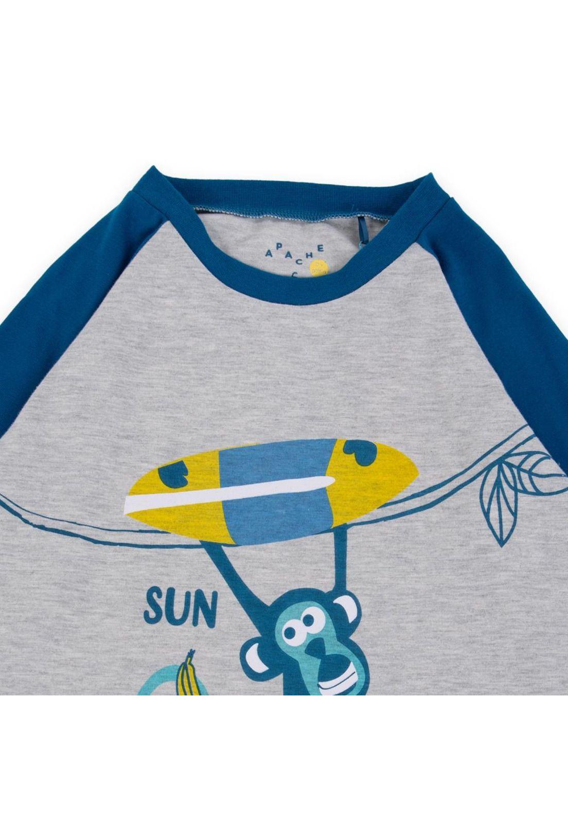 Pijama Niño Azul Pillin-1