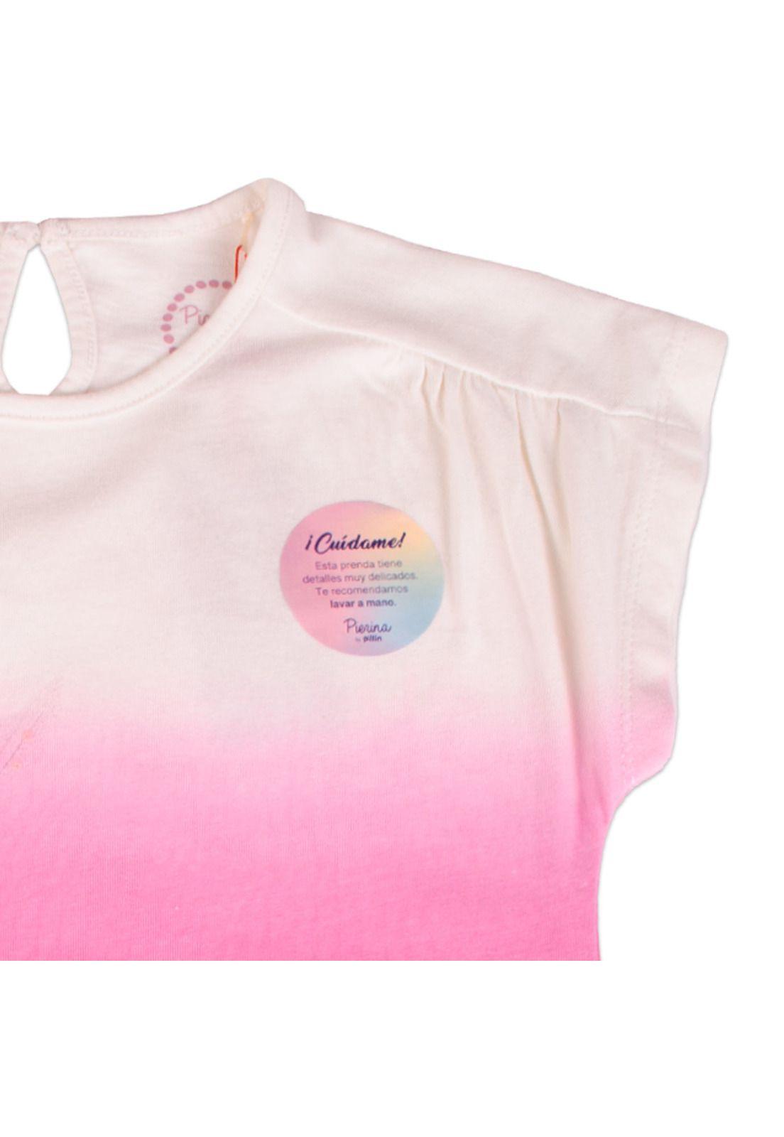 Polera Niña Magenta Pillin  -1