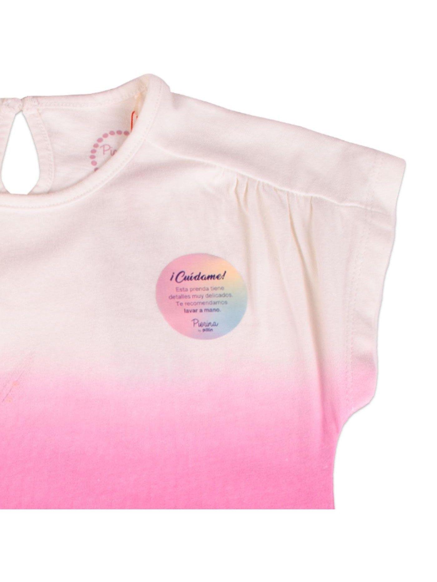 Polera Niña Magenta Pillin-1