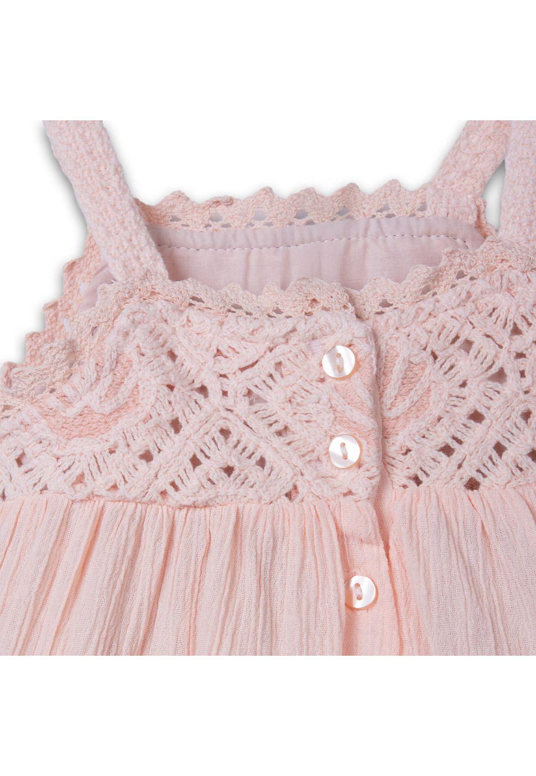 Vestido  Niña Damasco Pillin (PVA818-24DAM)-2