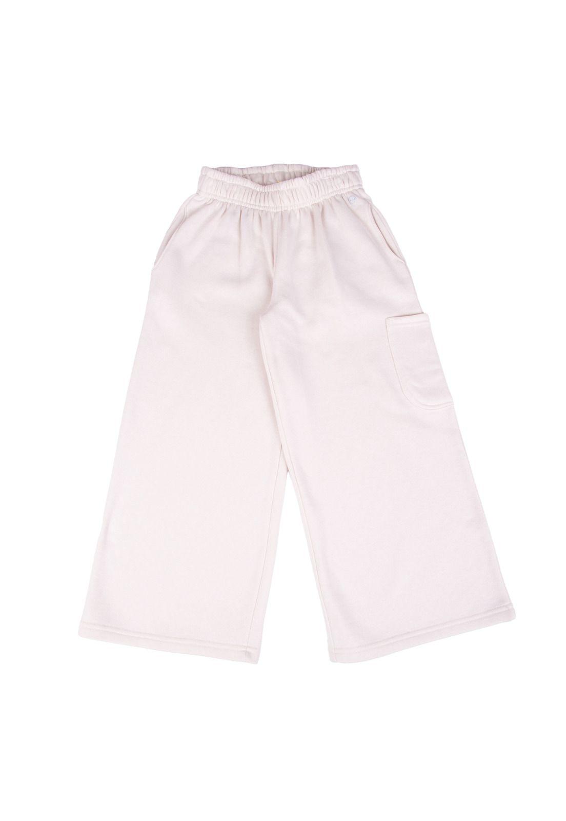 Pantalón Buzo  Blanco Pillin ( PVB504-25BEI )-0