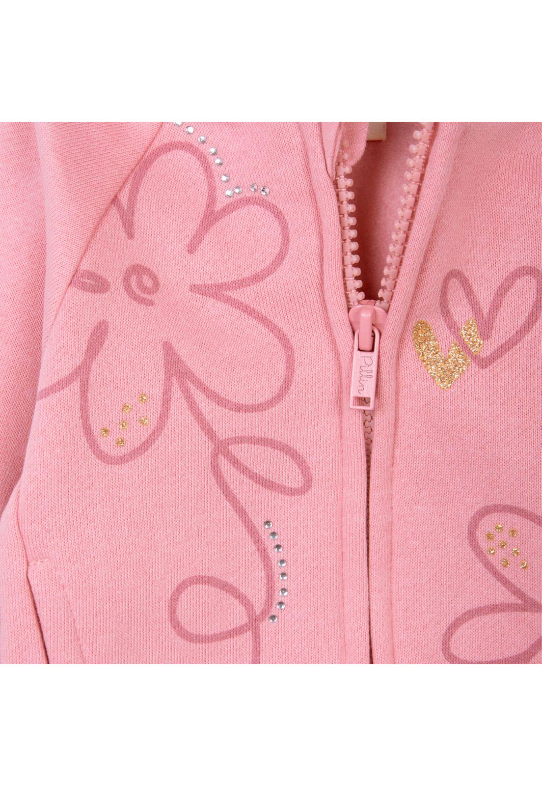 Polerón  Niña Rosado Pillin (PVD519-26MAL)-2