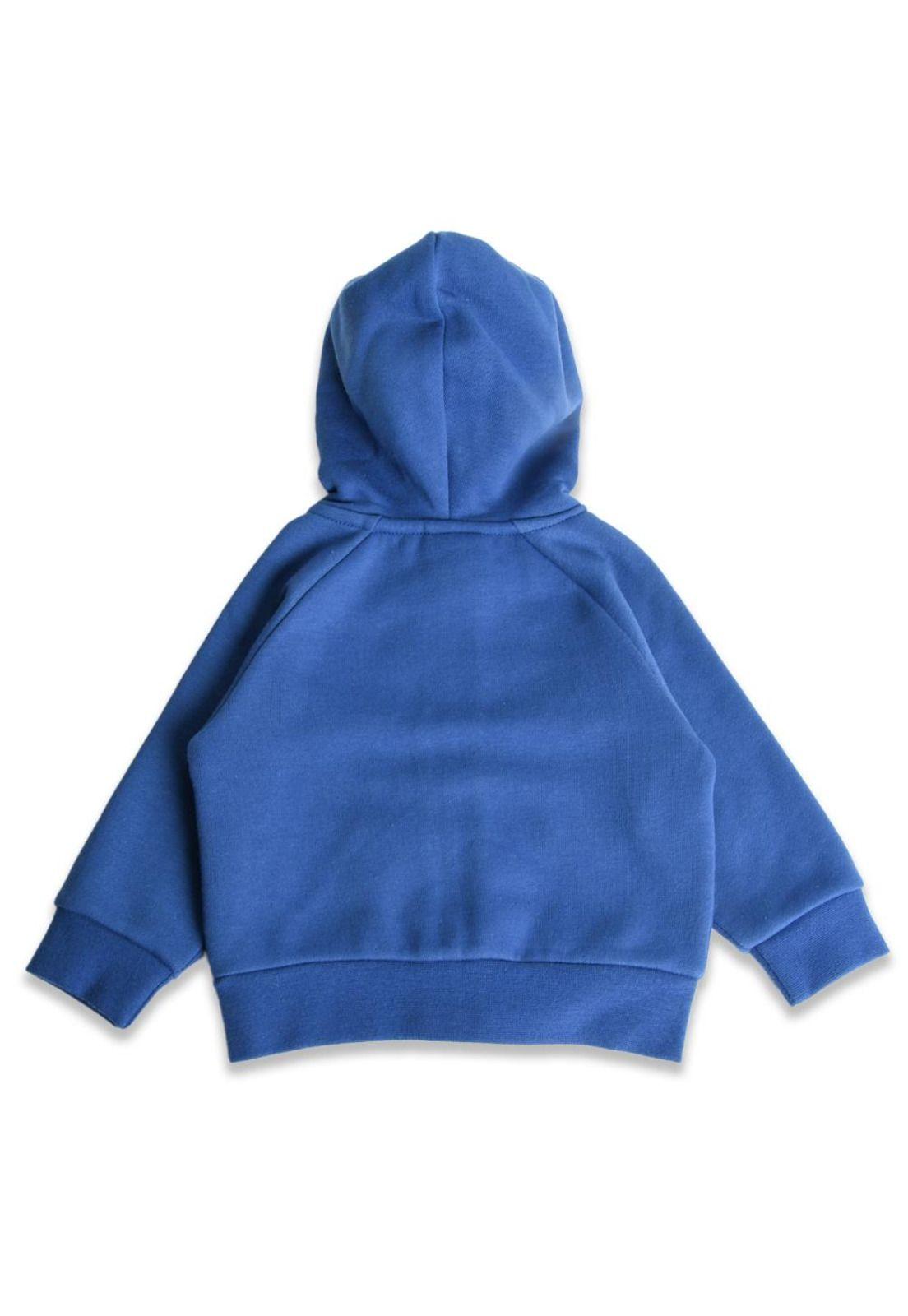 Polerón Bebé Niño Azul marino Pillin-2