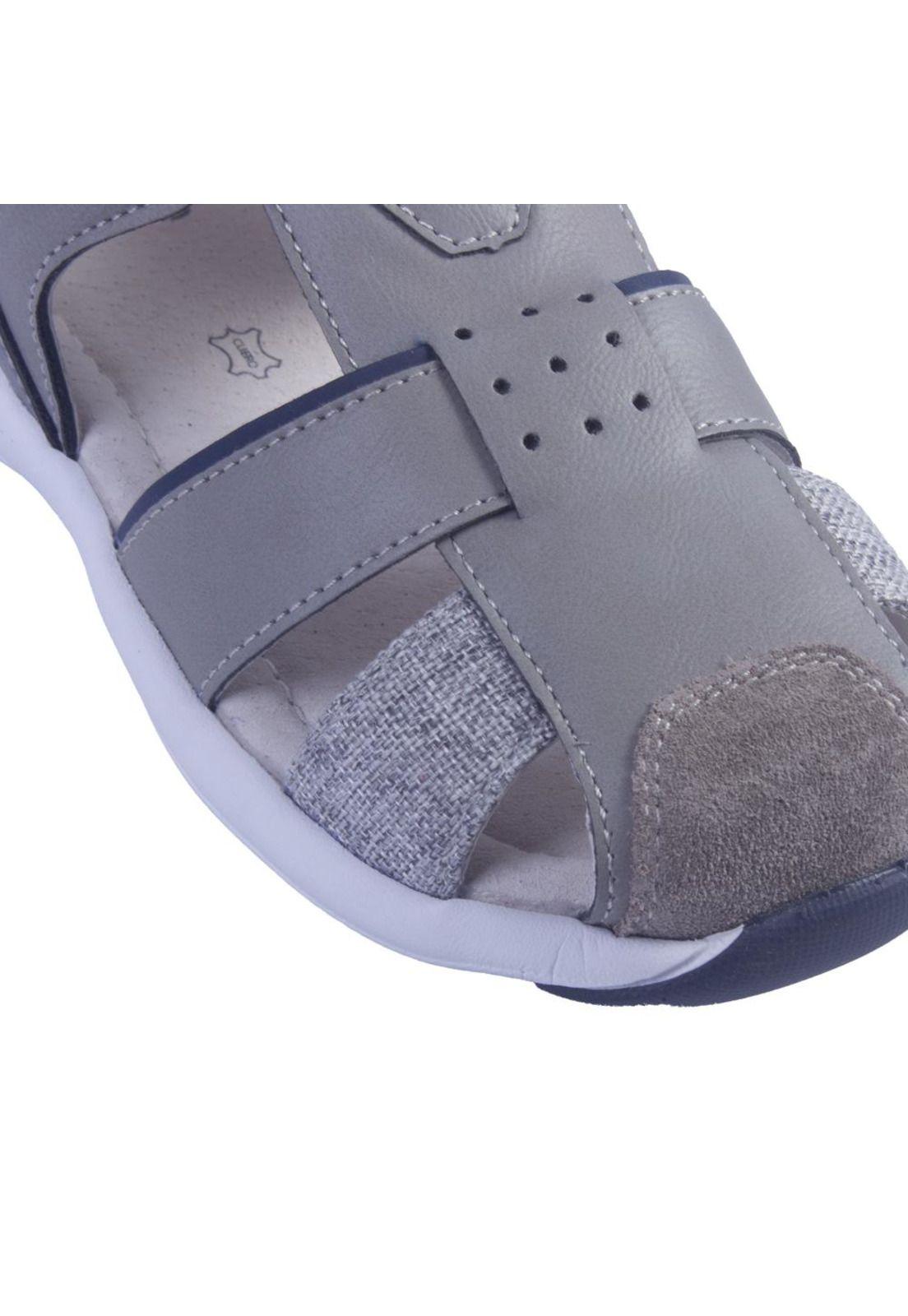 Sandalias Bebe Niño Gris Pillin-2