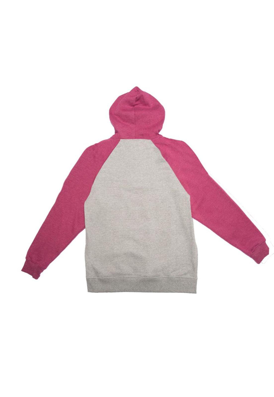 Poleron Capucha Algodón Invierno Niño Gris-1