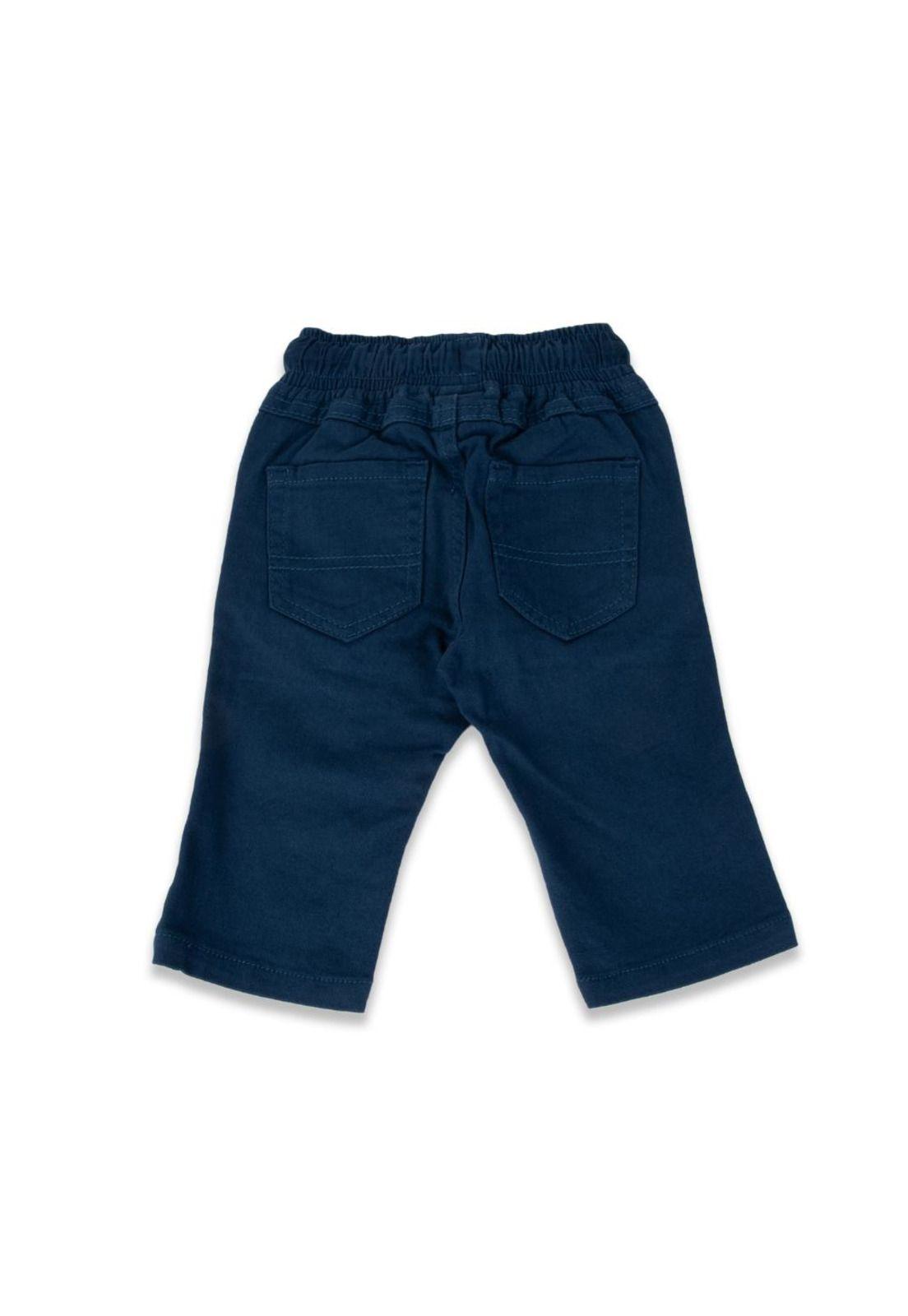 Pantalón Bebé Niño Azul marino Pillin-2