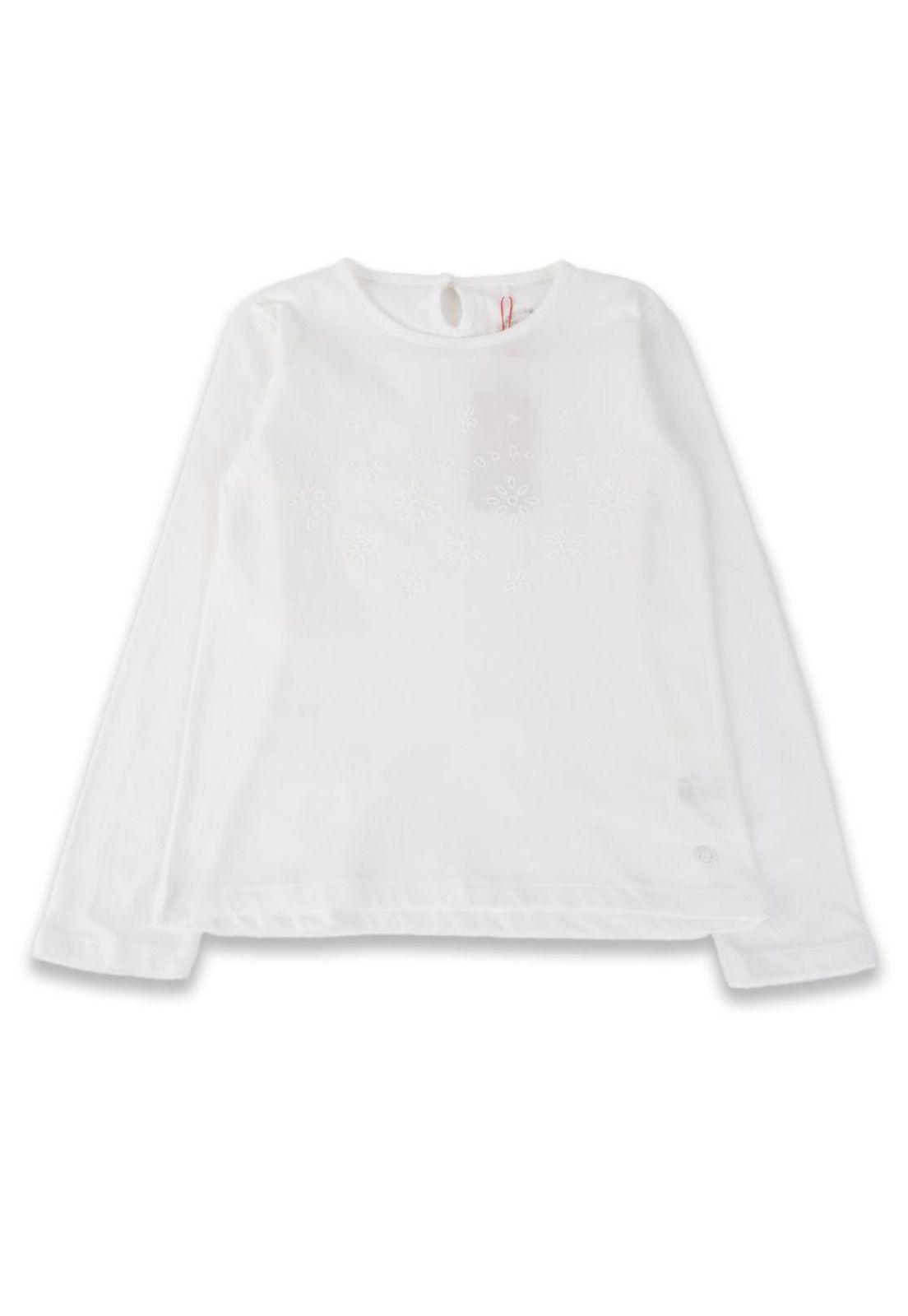 Polera Niña Blanco Pillin-0
