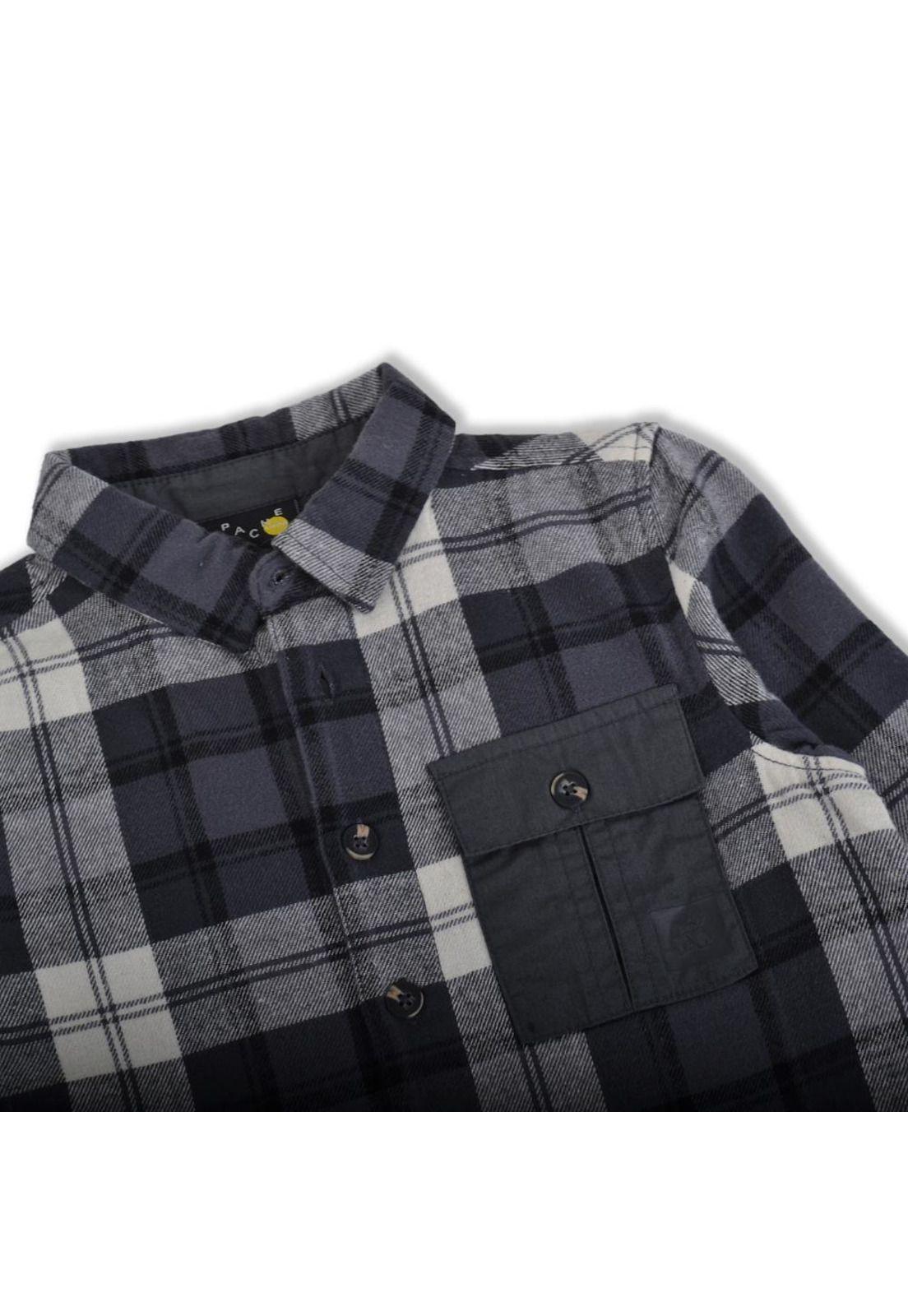 Camisa Niño Gris oscuro Pillin-1