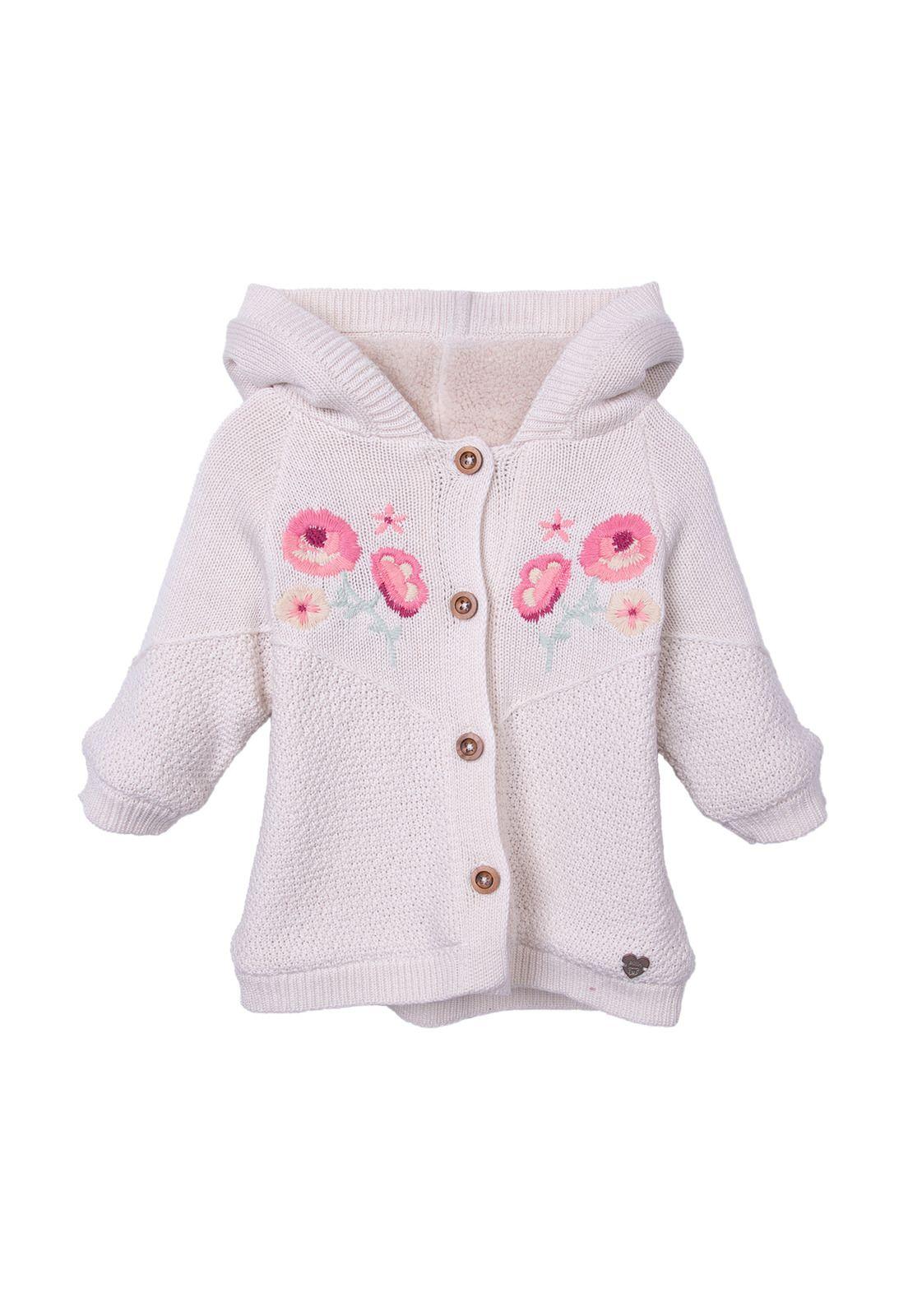 Chaleco  Blanco Niña Pillin (PVD921-26CRU)-0