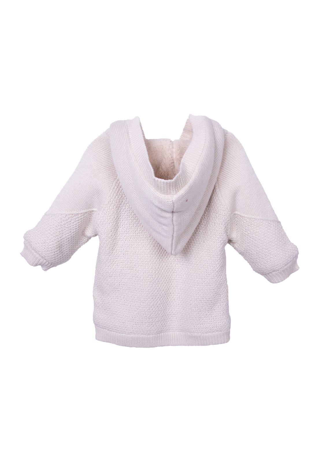 Chaleco  Blanco Niña Pillin (PVD921-26CRU)-1