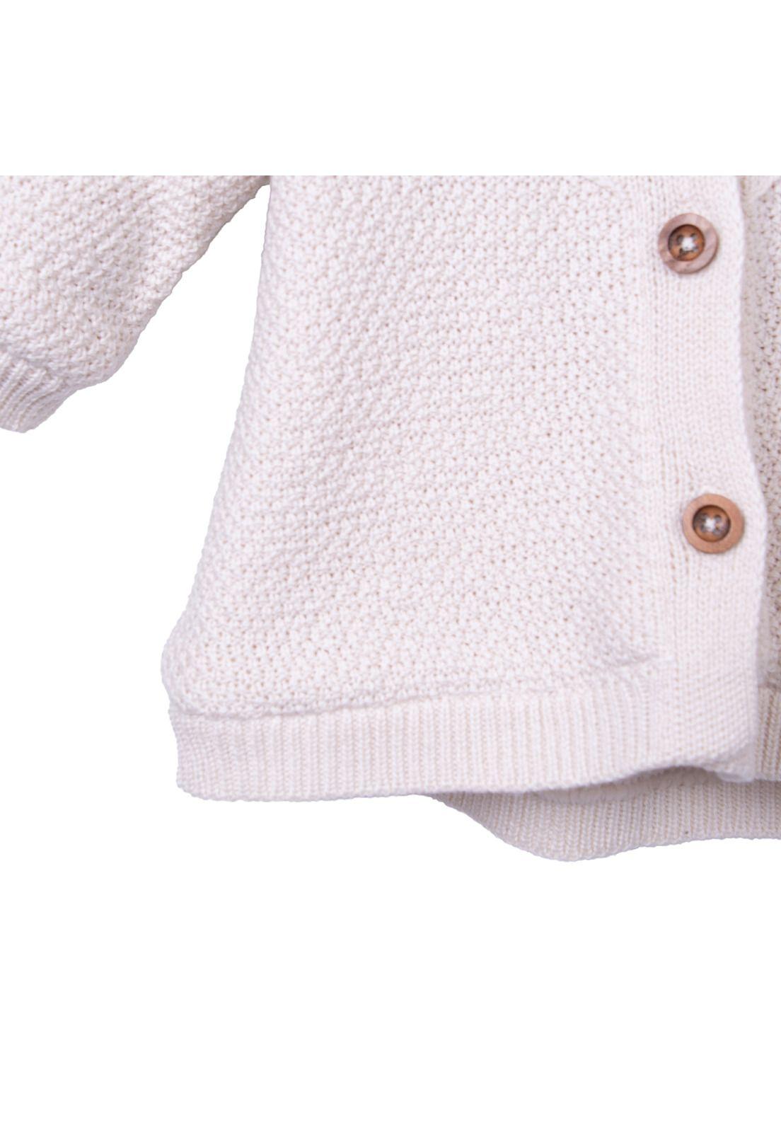 Chaleco  Blanco Niña Pillin (PVD921-26CRU)-2