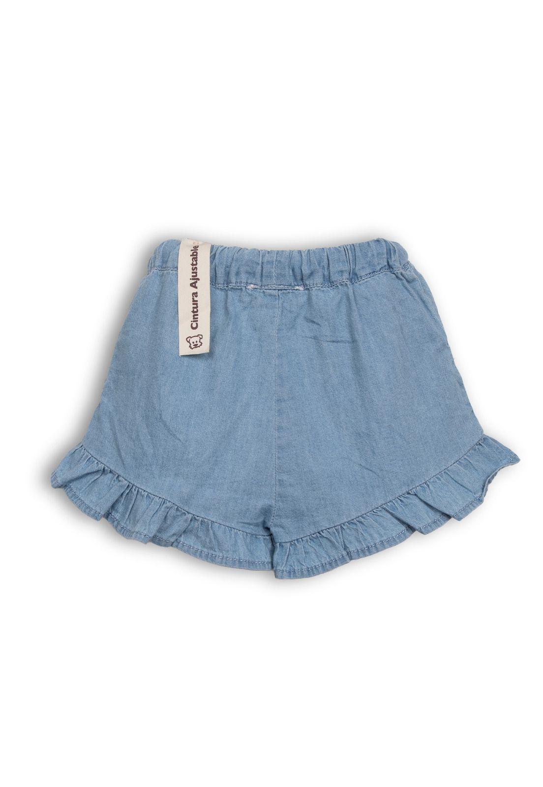 Short Bebé  Celeste Pillin (PVC747-25CEL)-1