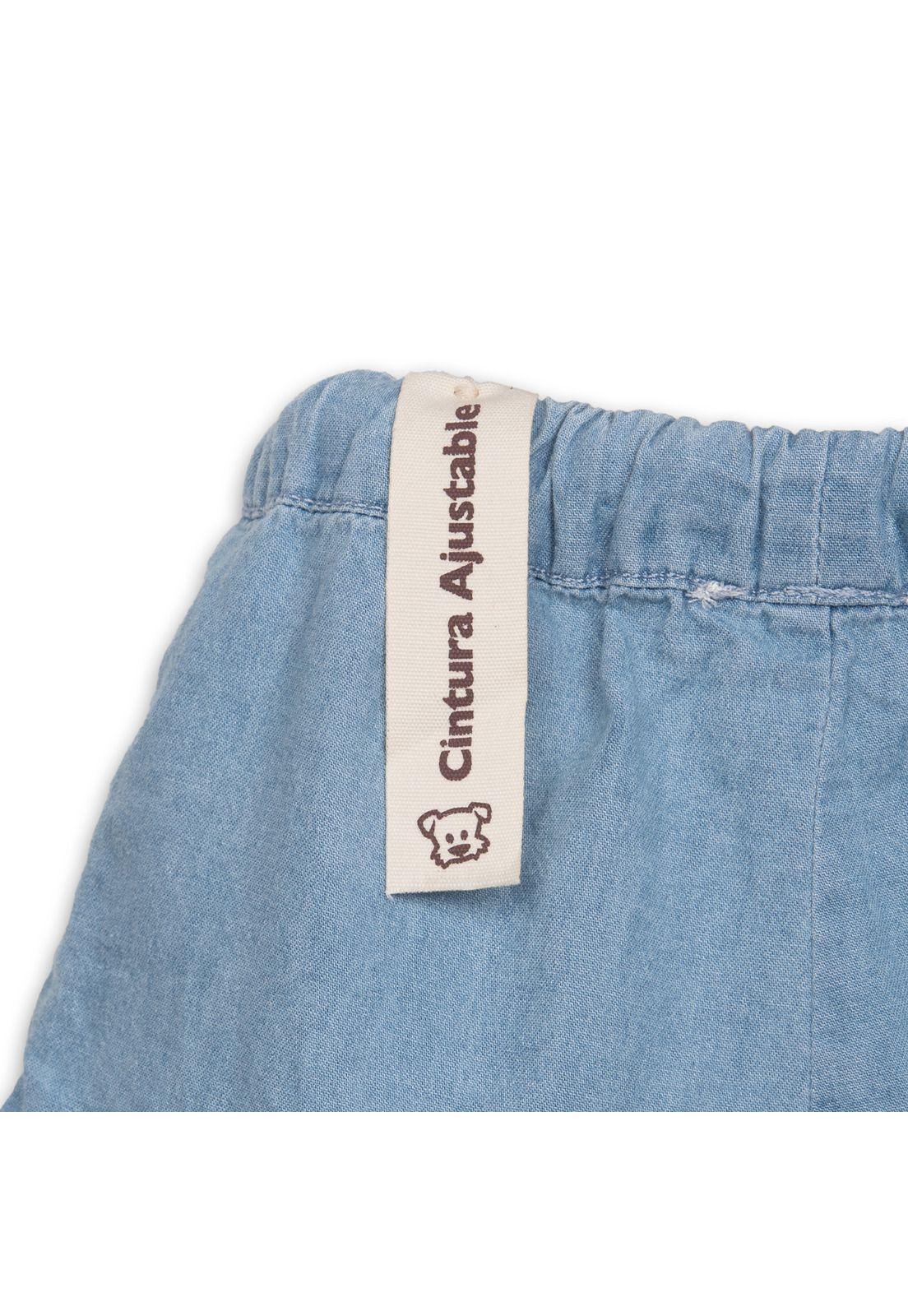 Short Bebé  Celeste Pillin (PVC747-25CEL)-2