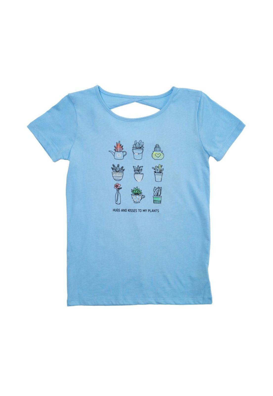Polera Niña Celeste Pillin-0