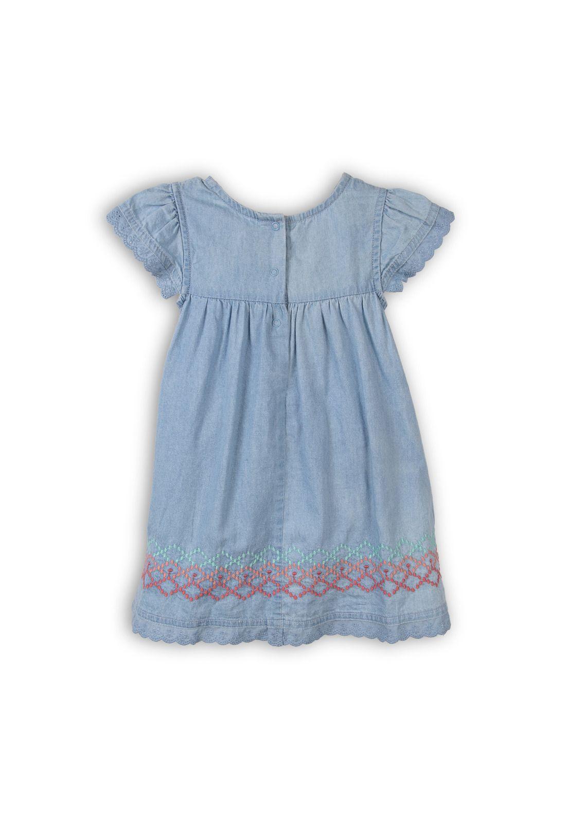 Vestido  Niña Celeste Pillin (PVC725-25CEL)-1