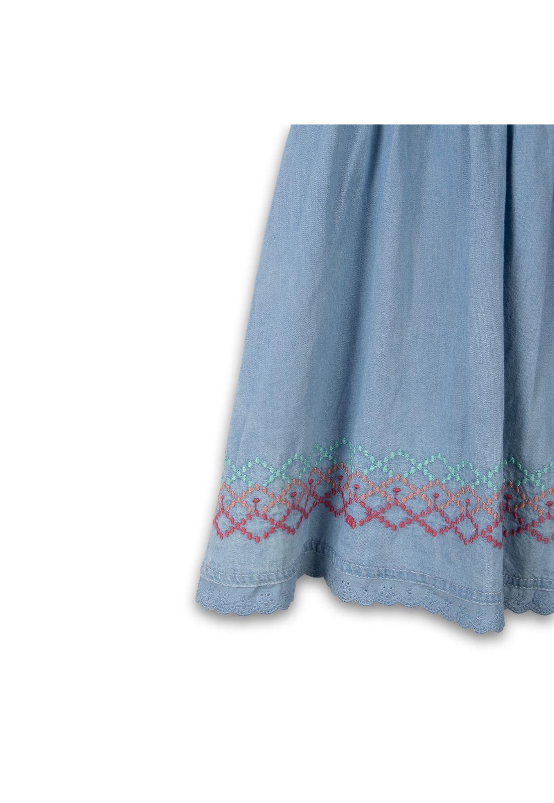 Vestido  Niña Celeste Pillin (PVC725-25CEL)-2
