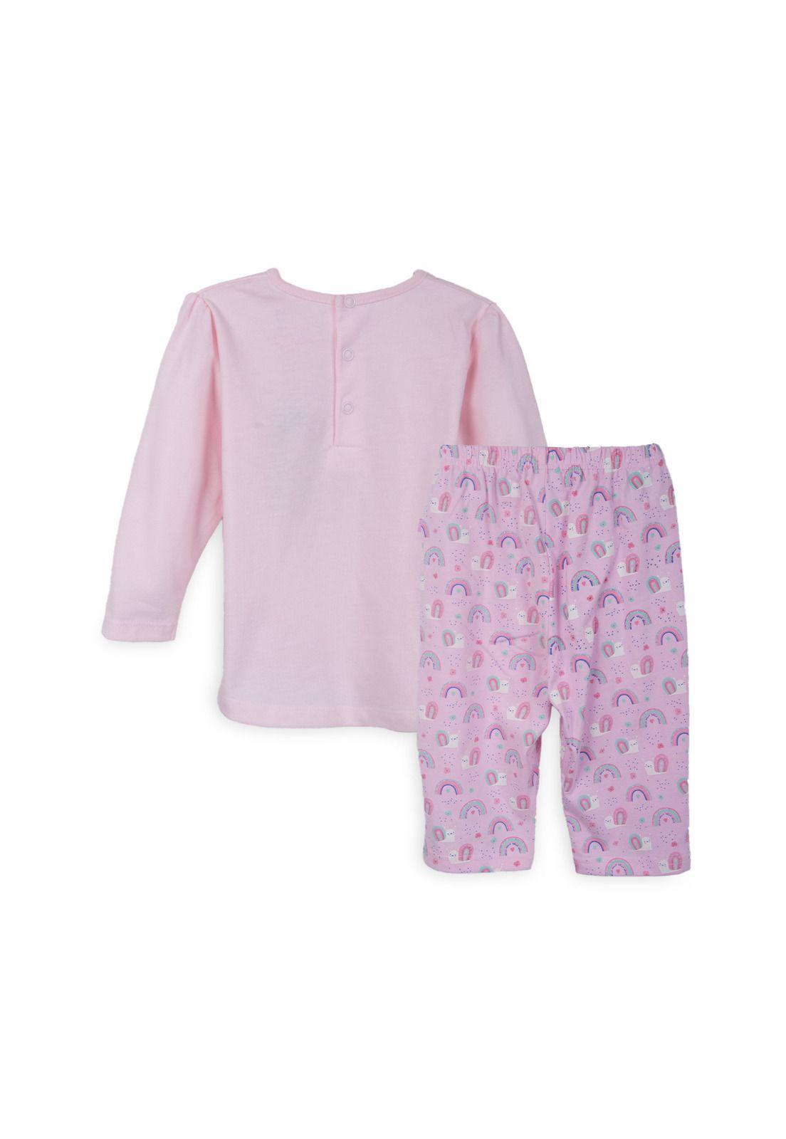 Pijama Bebé Niña Rosado Pillin-1