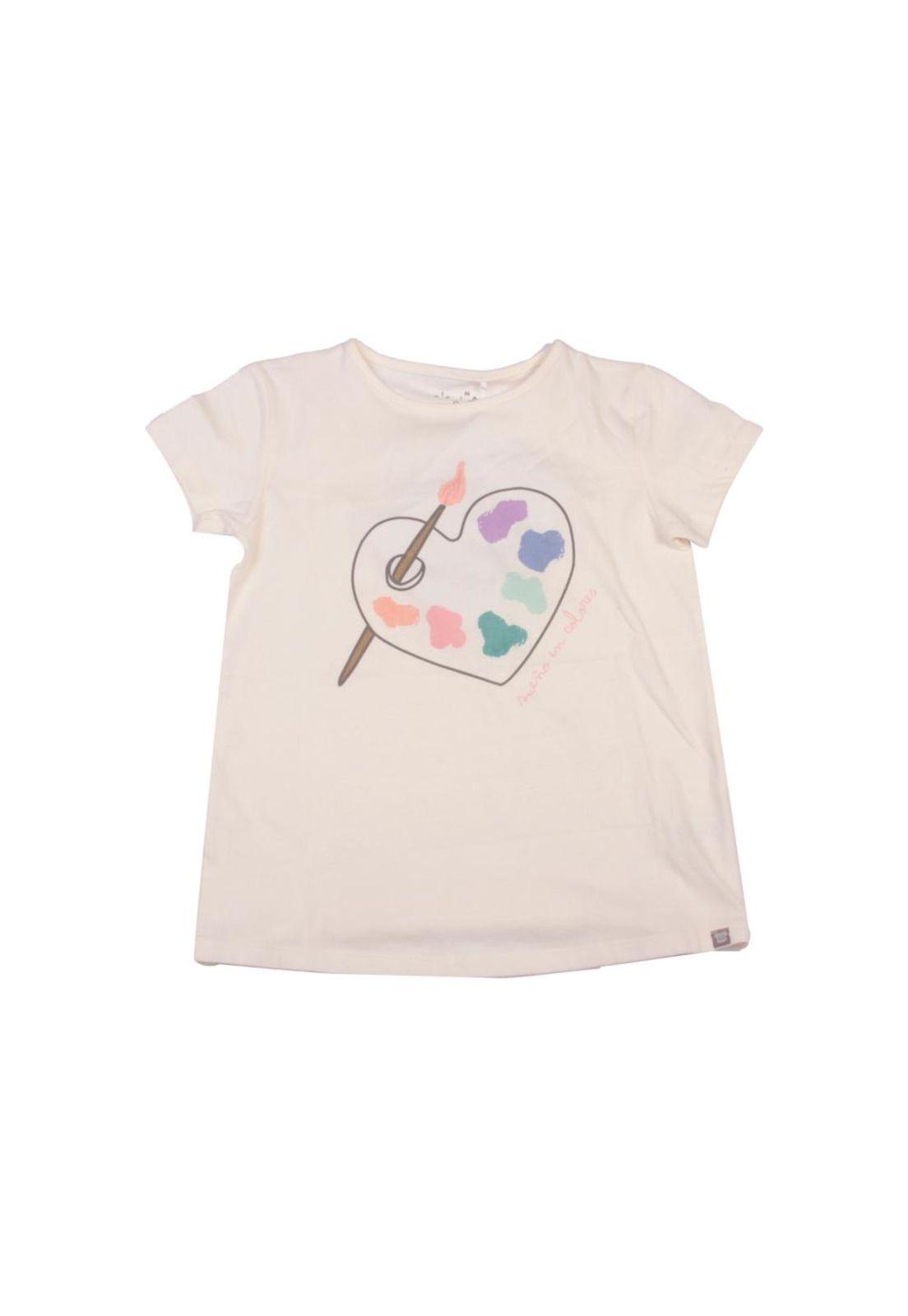 Polera Niña Blanco Pillin-0